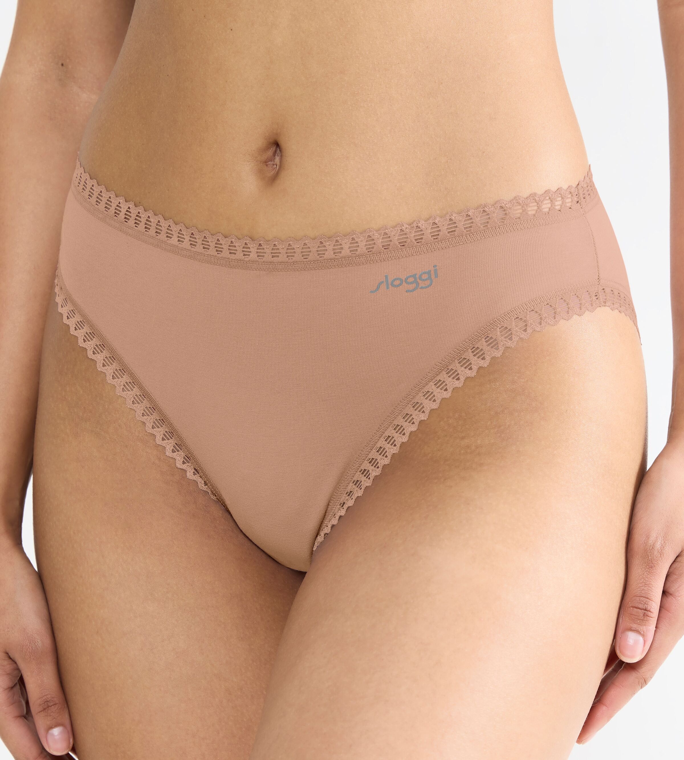sloggi Slip »GO Crush High leg C3P« 3er Pack,  mit Spitzendetails