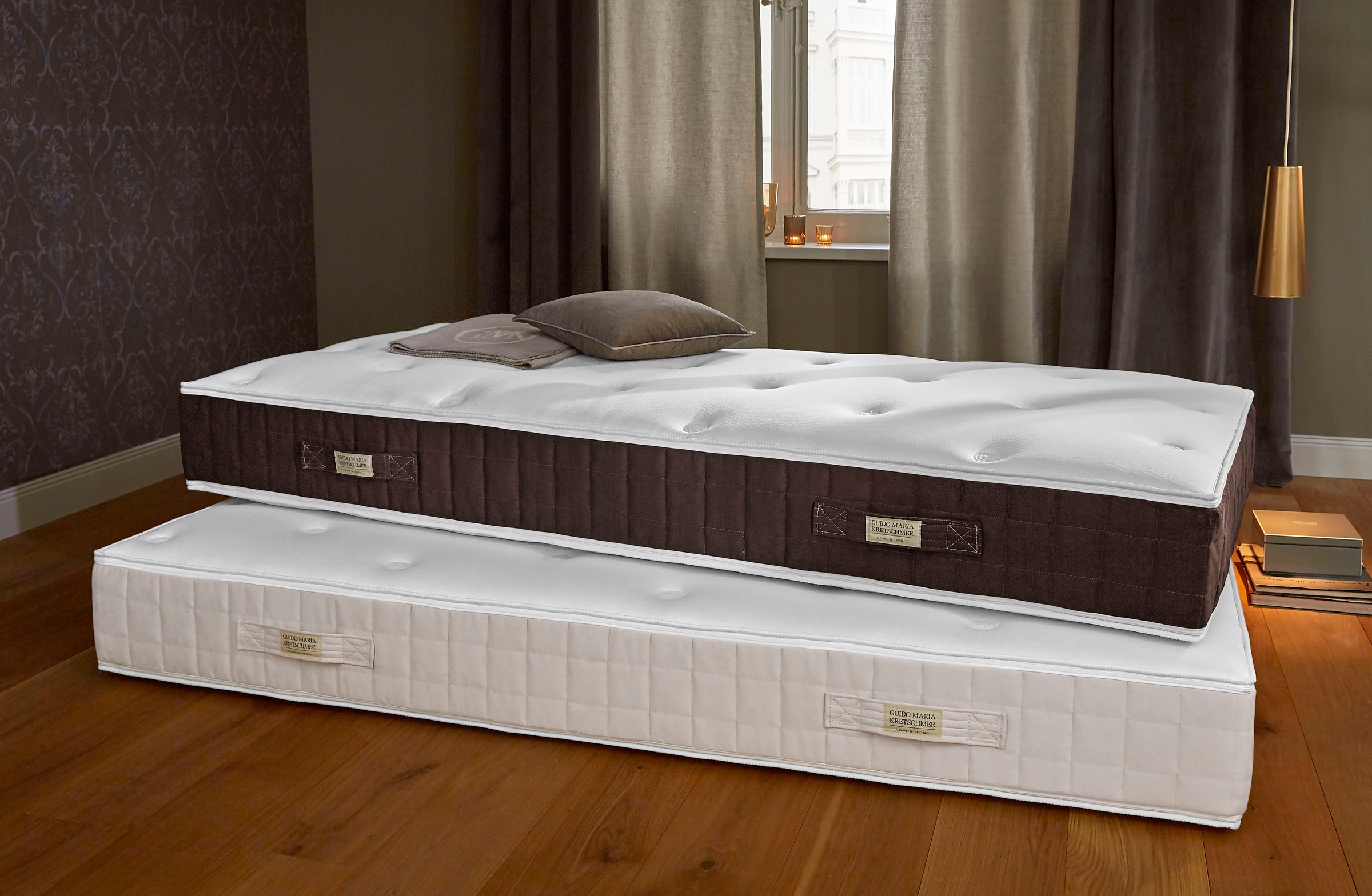 Image of Guido Maria Kretschmer Home&Living Kaltschaummatratze »Lukas«, 24 cm cm hoch, Raumgewicht: 40 kg/m³, (1 St.), Farbe: anthrazit bei Ackermann Versand Schweiz