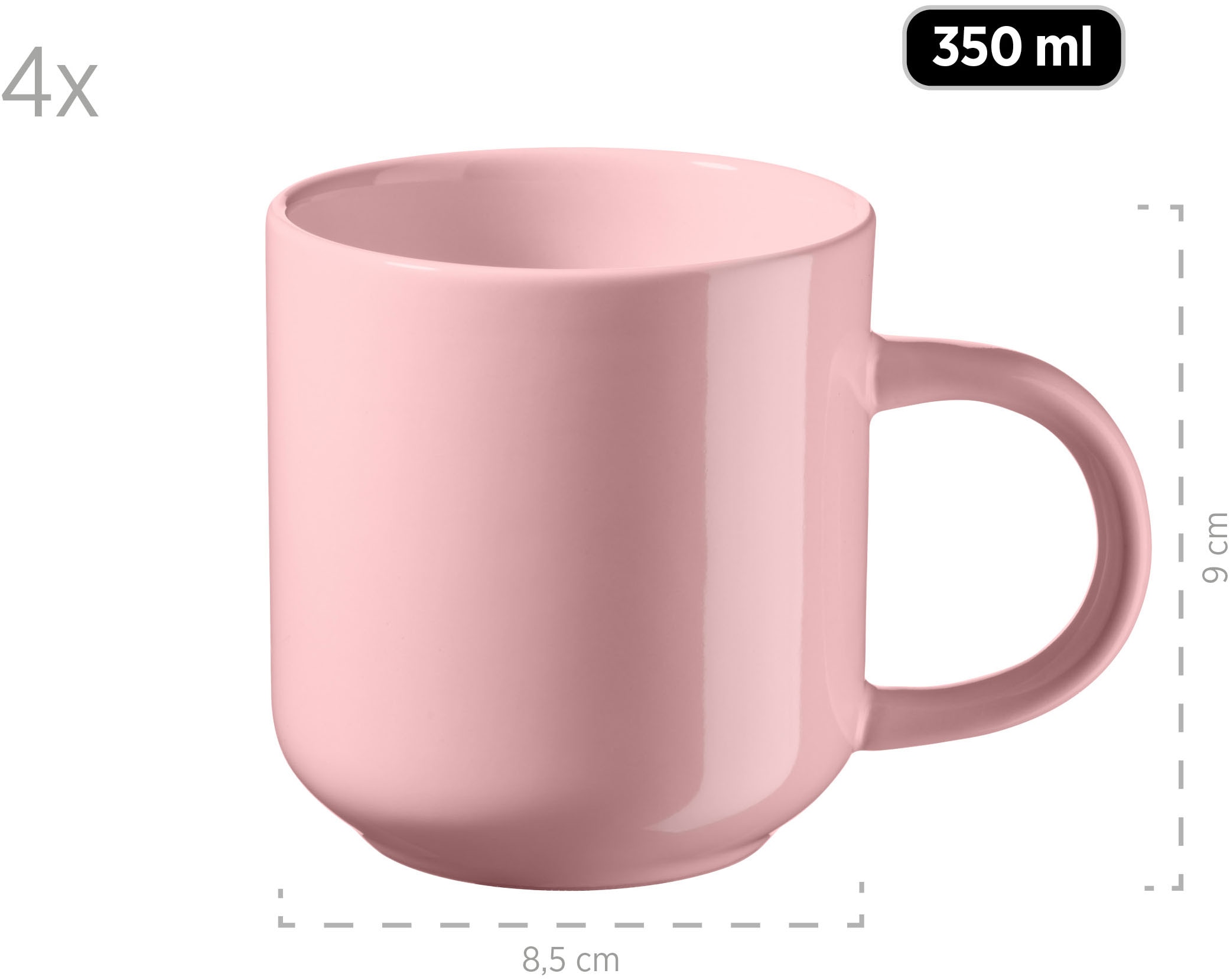 my home Service combiné »Kosima« 16 Teile, Geschirrset für 4 Personen