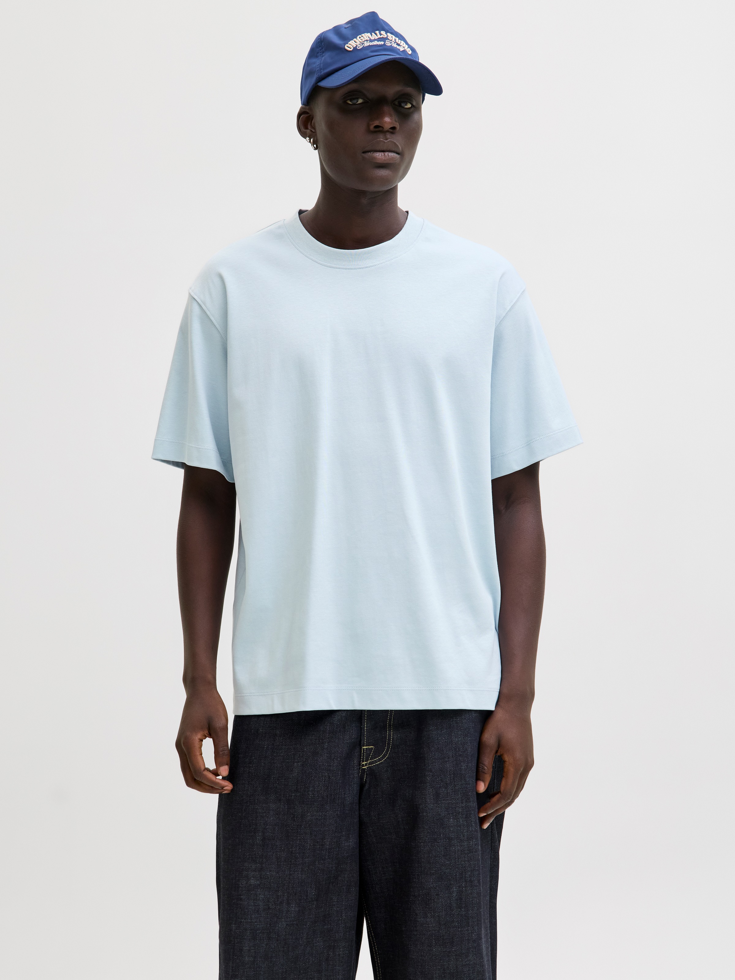 Image of Jack & Jones Rundhalsshirt "JJEURBAN EDGE TEE SS O-NECK NOOS" mit Rundhalsausschnitt