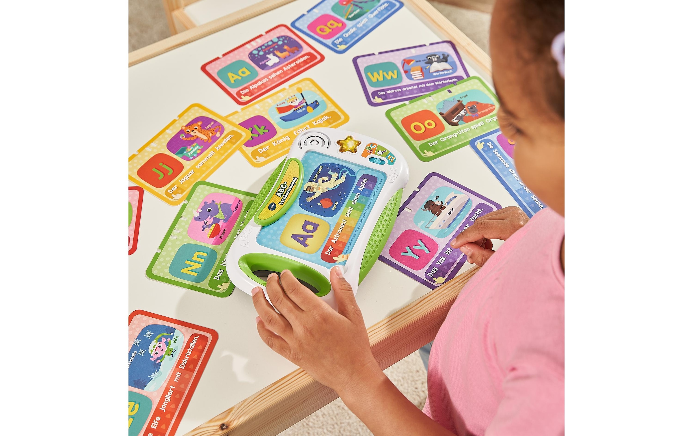 Vtech® Greifspielzeug »ABC-Lernkartenspass -DE-«