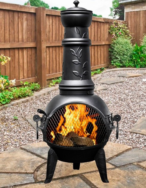 Buschbeck Grillkamin »Leaf 136«, BxTxH: 48x48x136 cm