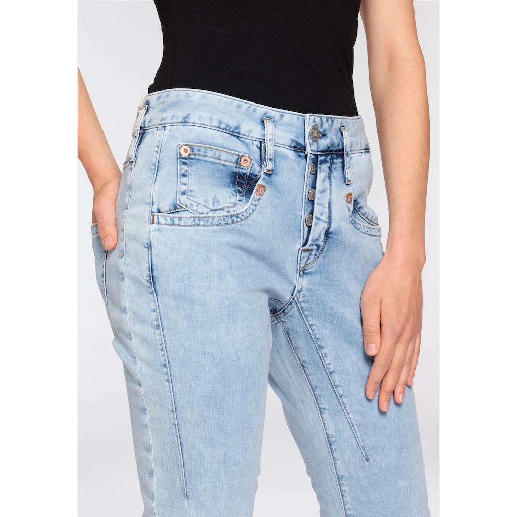 Herrlicher 5-Pocket-Jeans »Shyra Cropped Light Denim«
