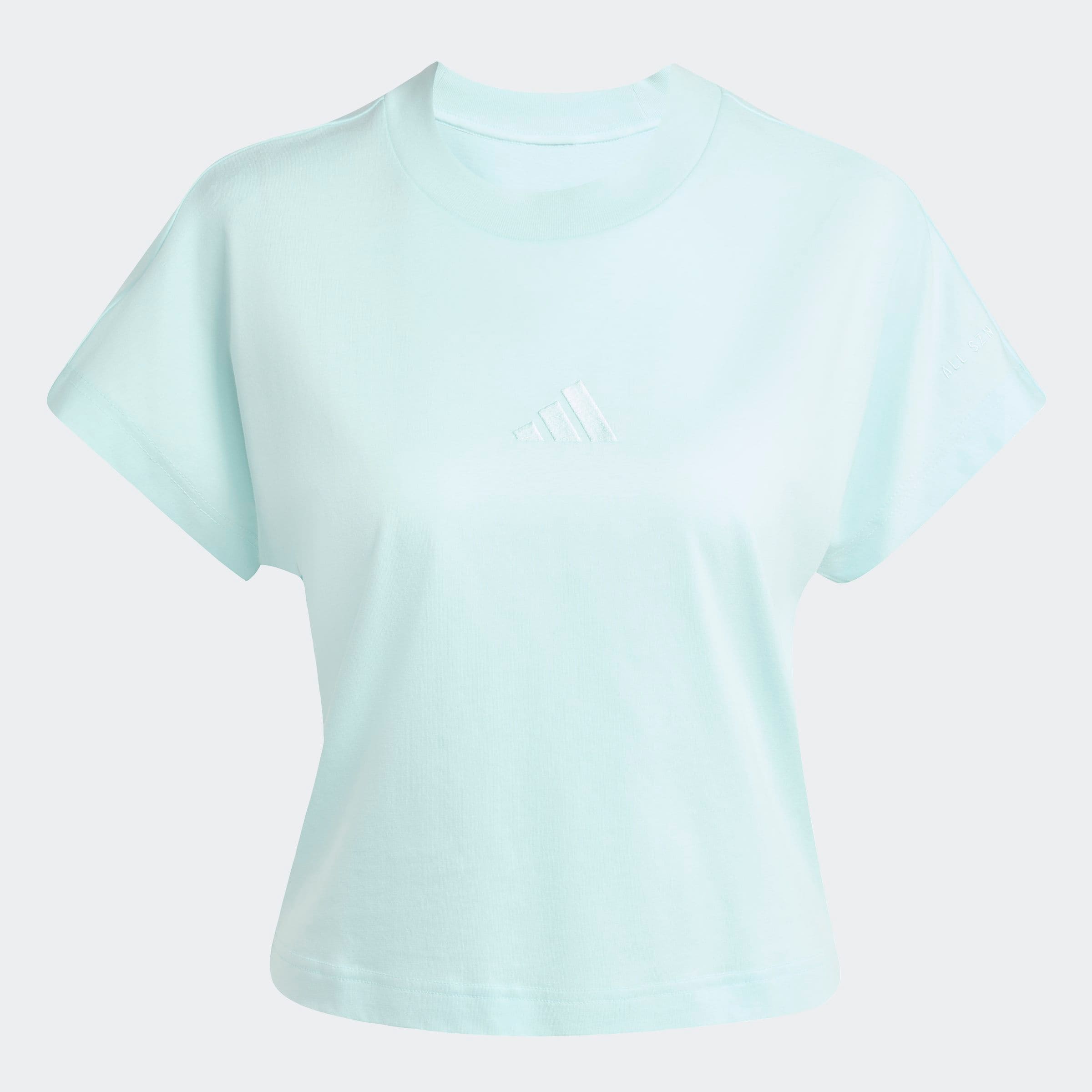 adidas Sportswear T-shirt »W ALL SZN TEE« bequeme Passform, sportlicher Stil, aufgesticktes Logo