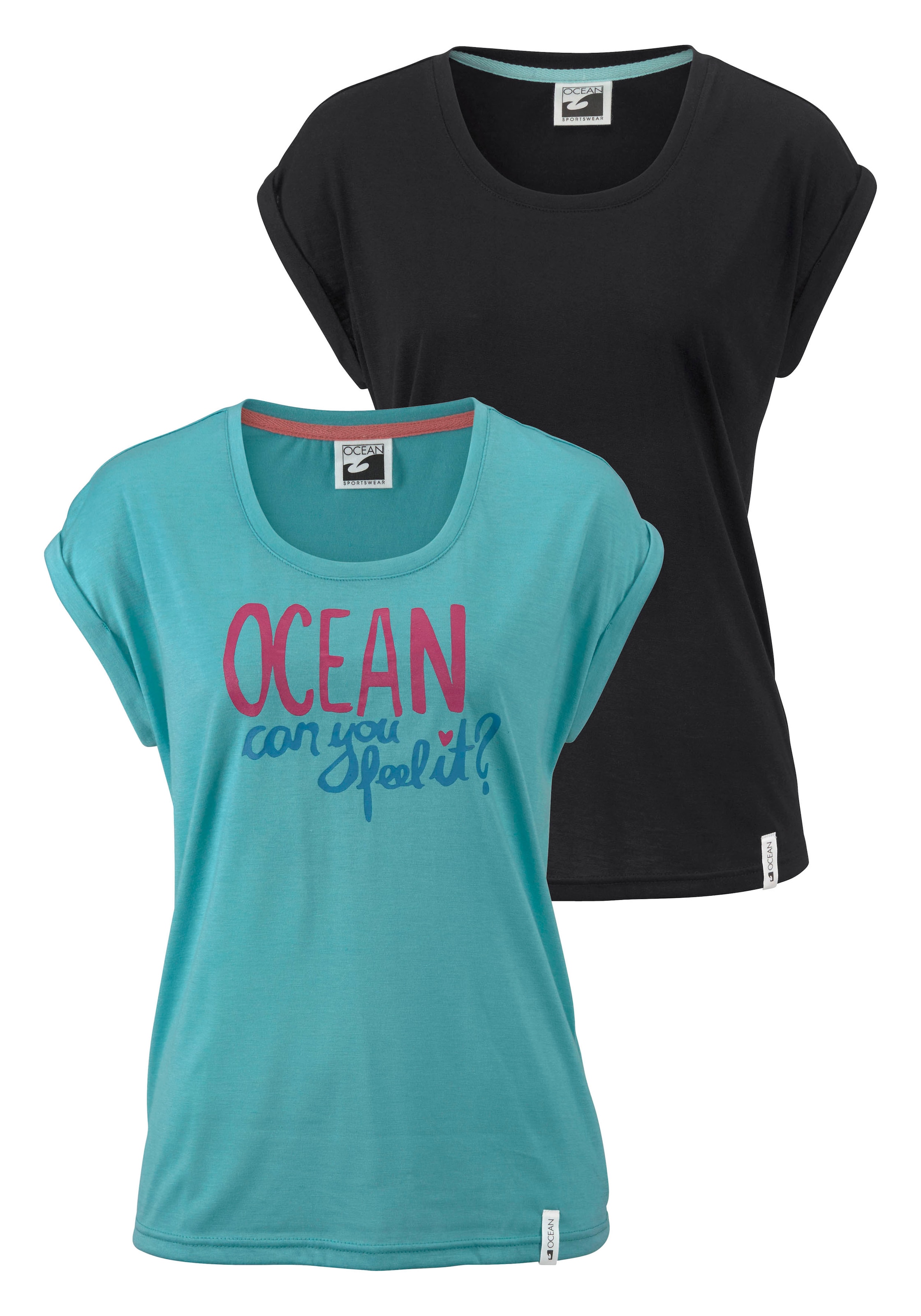 Ocean Sportswear T-Shirt, in Viskose-Qualität