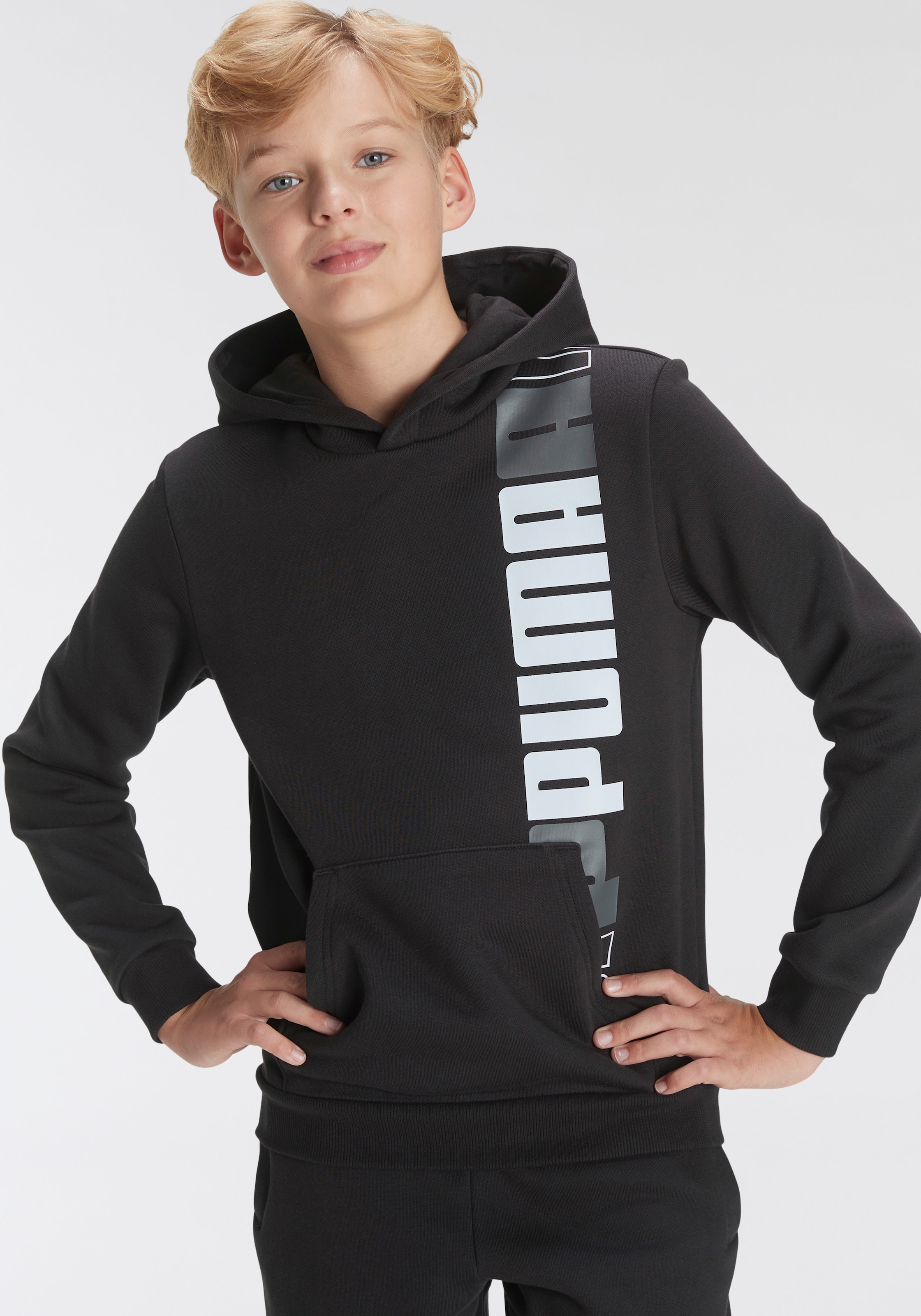 PUMA Kapuzensweatshirt »ESS+ LOGO LAB HOODIE FL B«