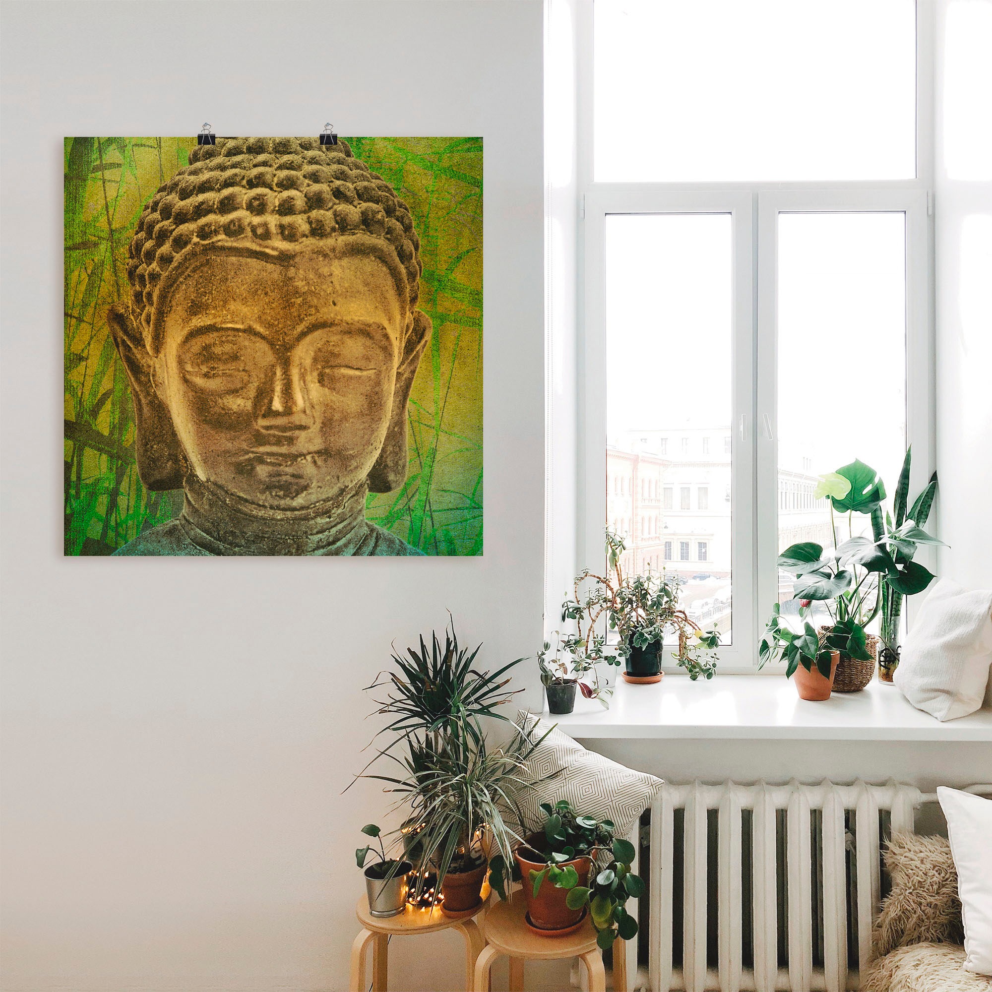 Artland Wandbild »Buddha II«, Religion, (1 St.), als Leinwandbild, Poster in verschied. Grössen