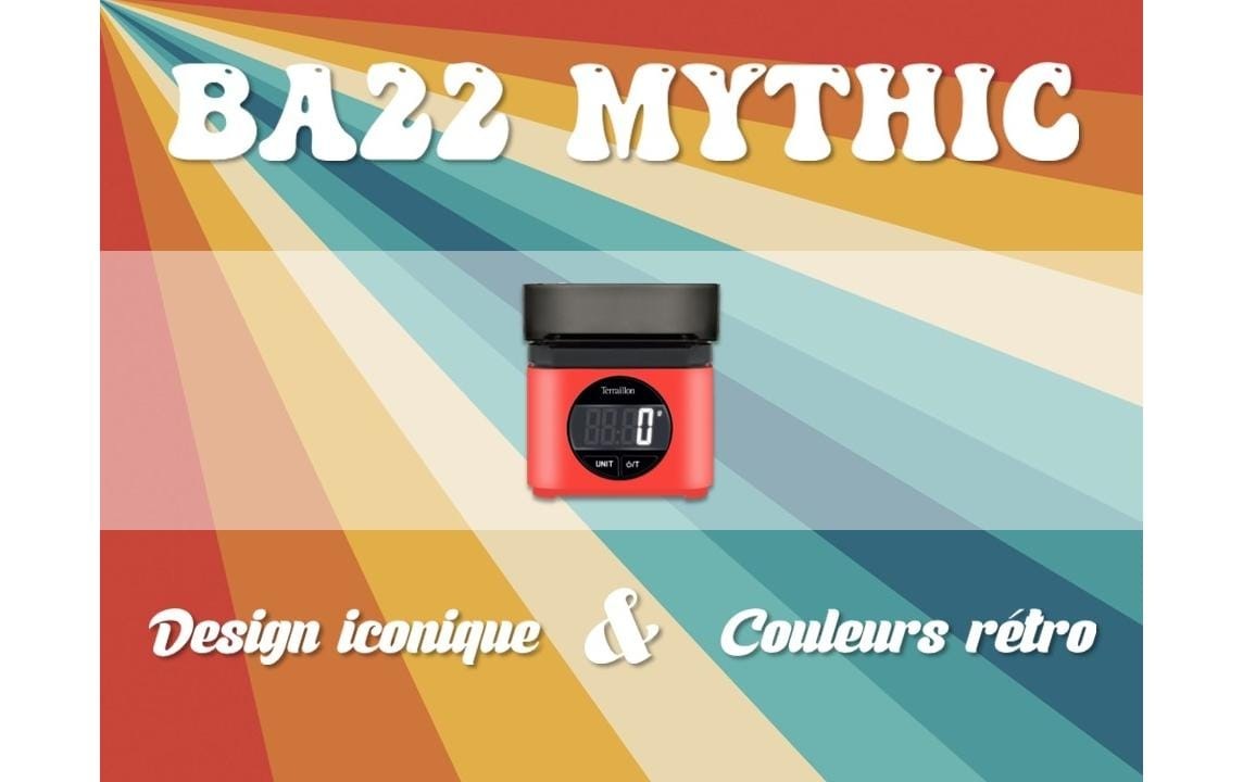 Terraillon Küchenwaage »Terraillon BA22 Mythique rot«