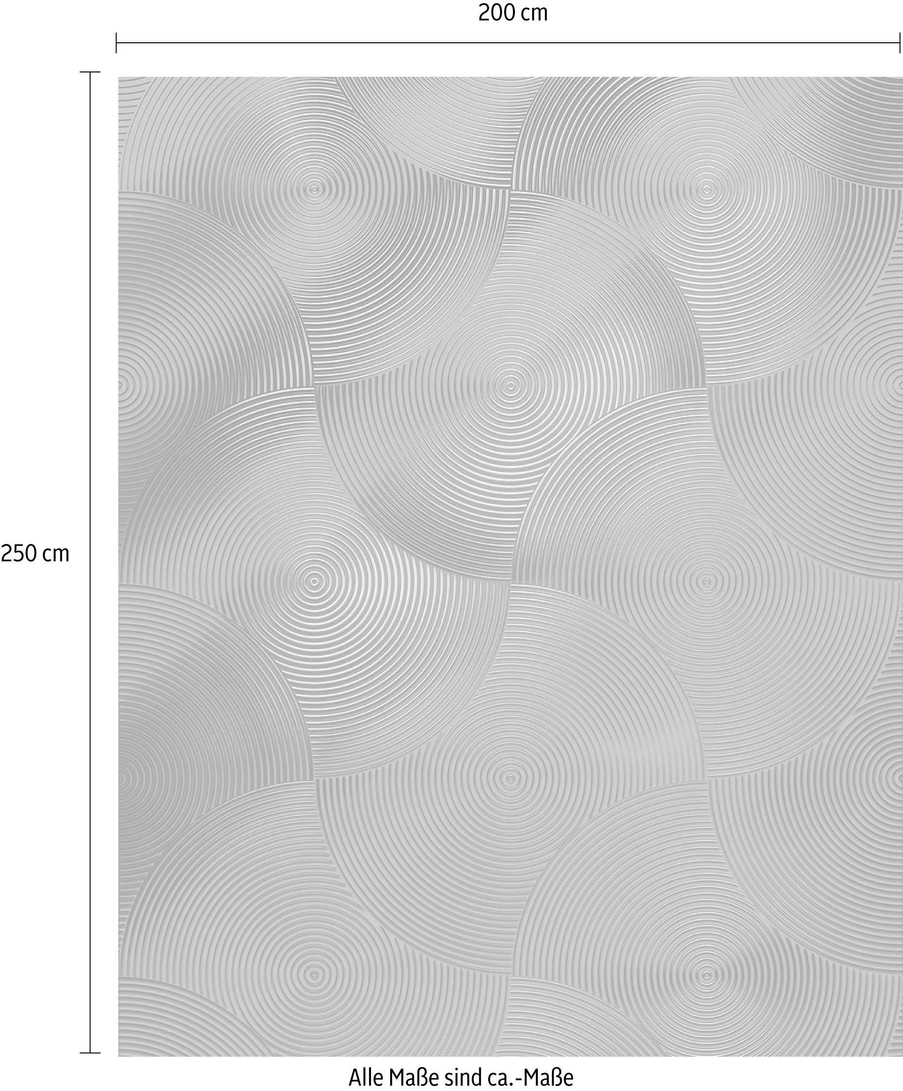 Komar Vliestapete »Digitaldruck Vlies -  Mystic Silver - Grösse 200 x 250 cm« bedruckt glatt Wohnzimmer, Schlafzimmer