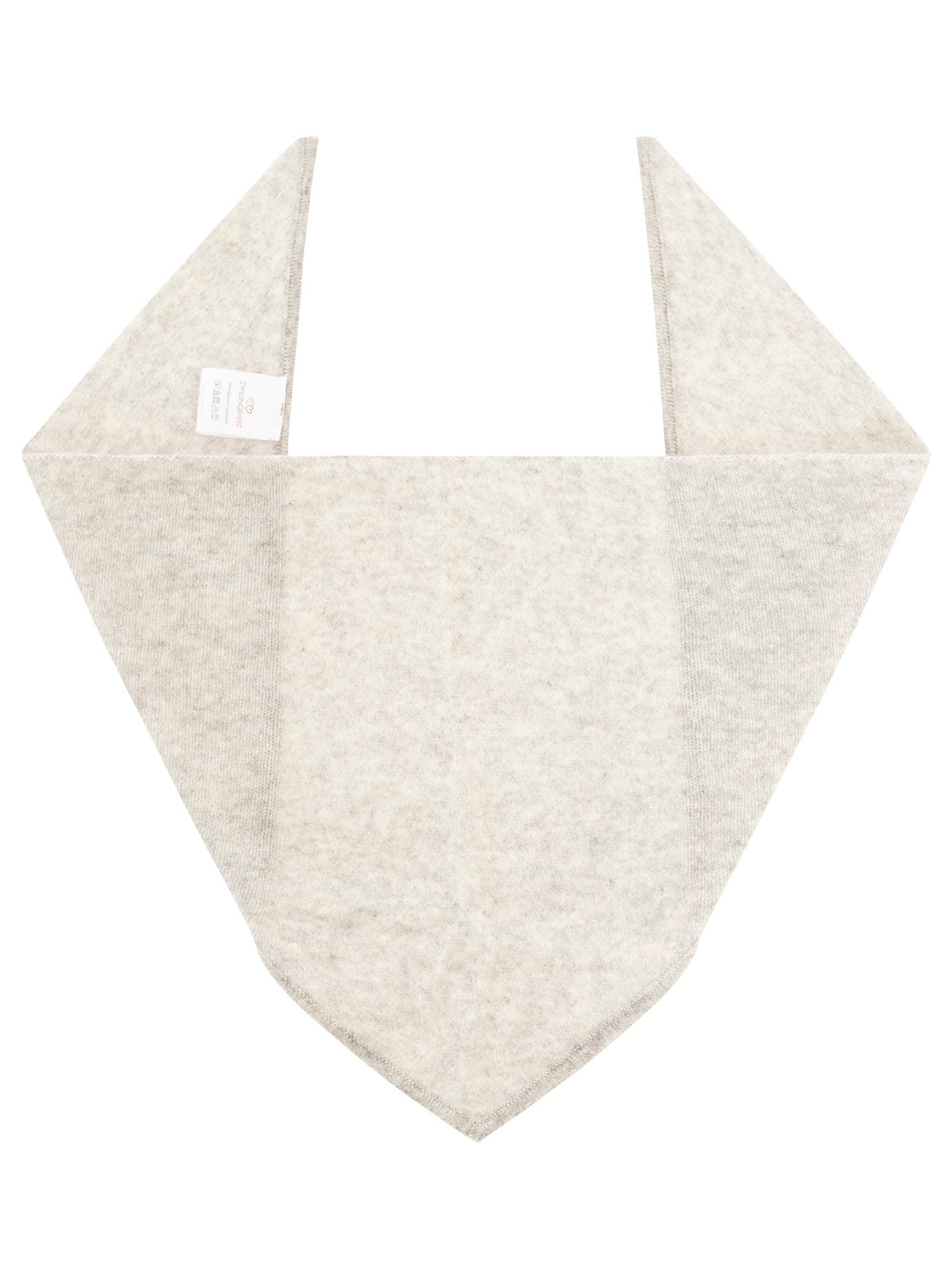 Zwillingsherz Écharpe tricotée »"100% Cashmere Halstuch"« forme triangulaire, confort doux à porter, porté individuellement