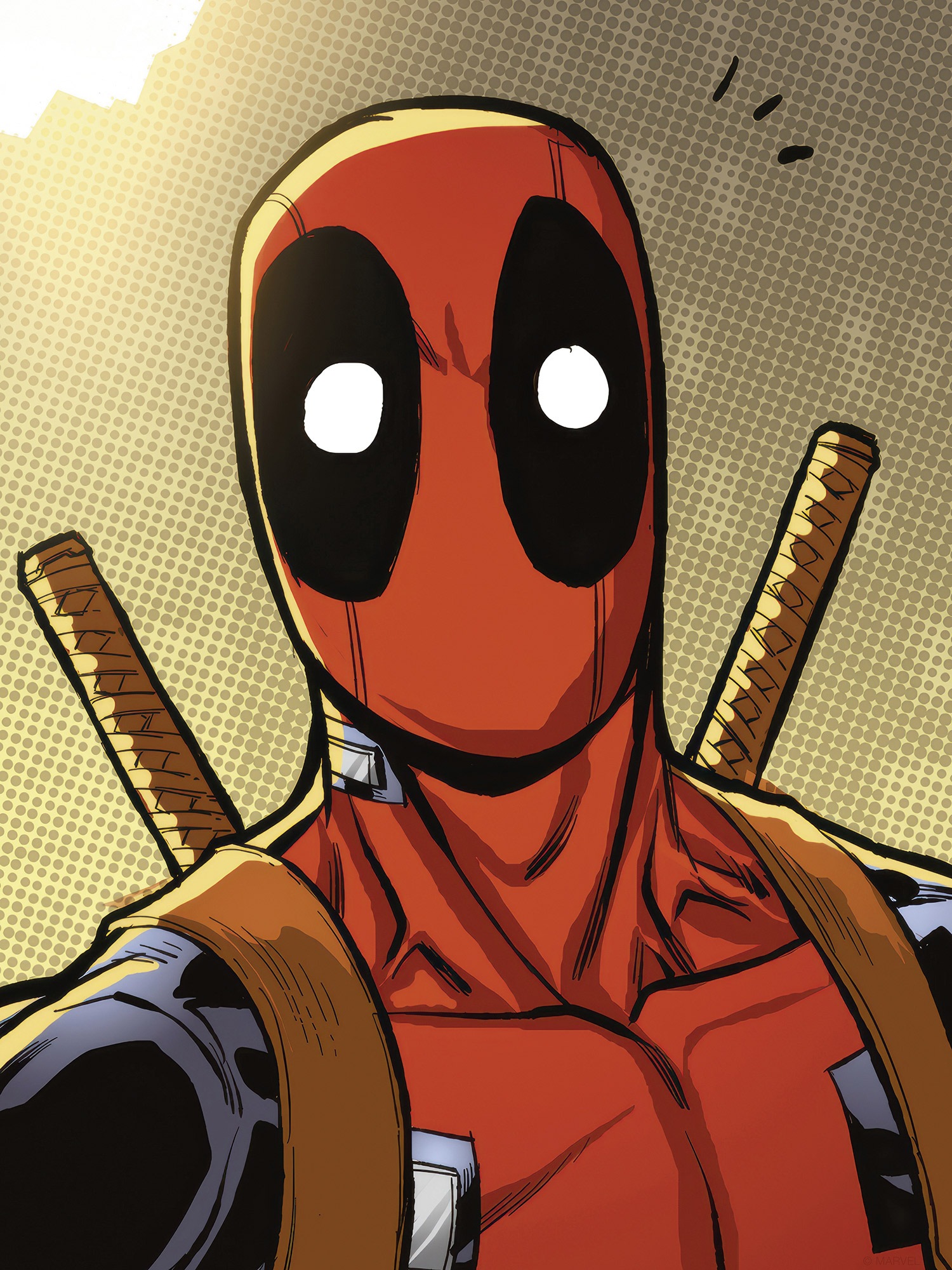 Komar Fresque murale »Marvel Deadpool Holup« Disney Ensemble, 1 cuis tlg. 30 x 40 cm (Breite x Höhe) - Kinderzimmer, Dekoration