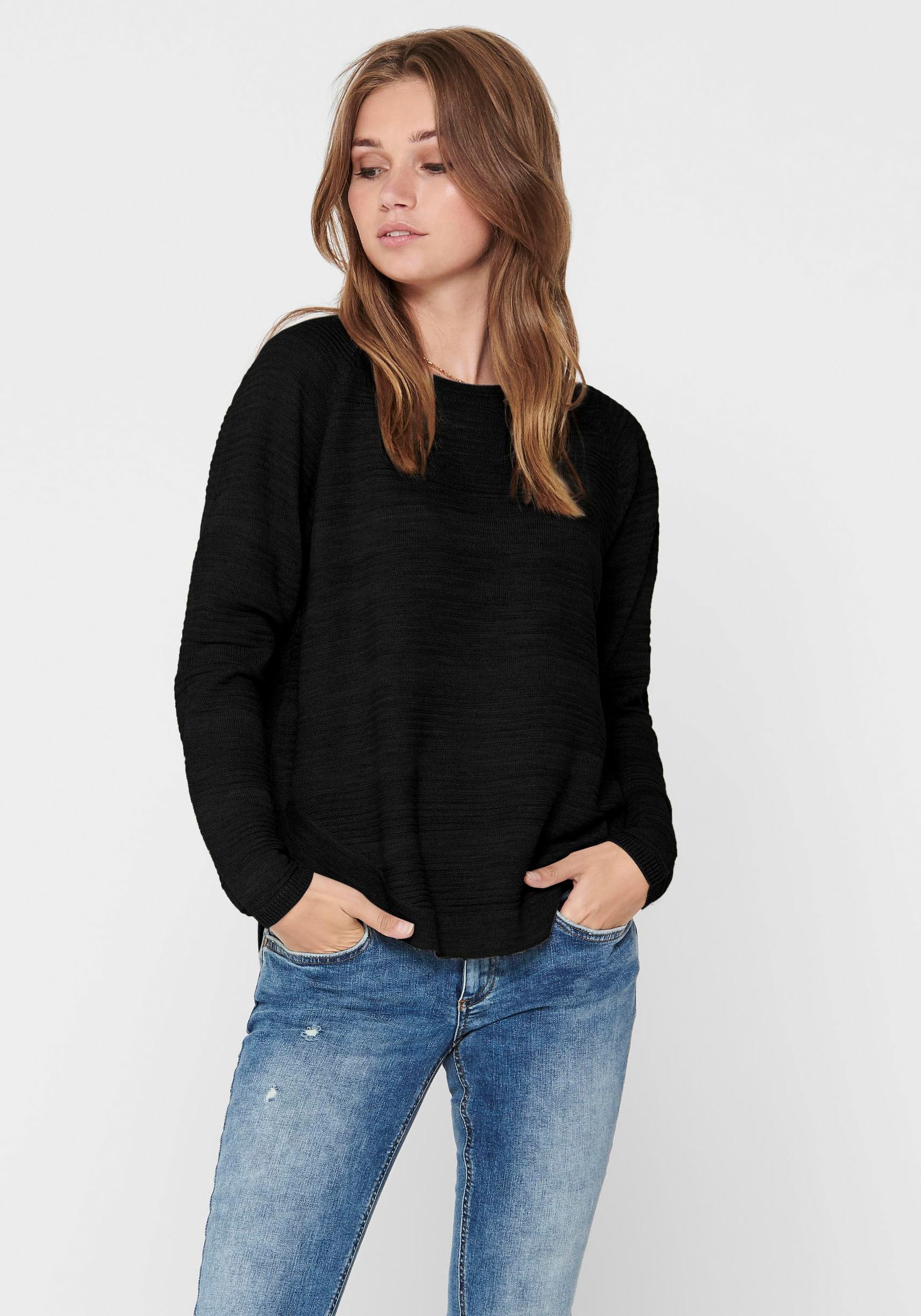 Image of ONLY Rundhalspullover "ONLCAVIAR L/S PULLOVER KNT"