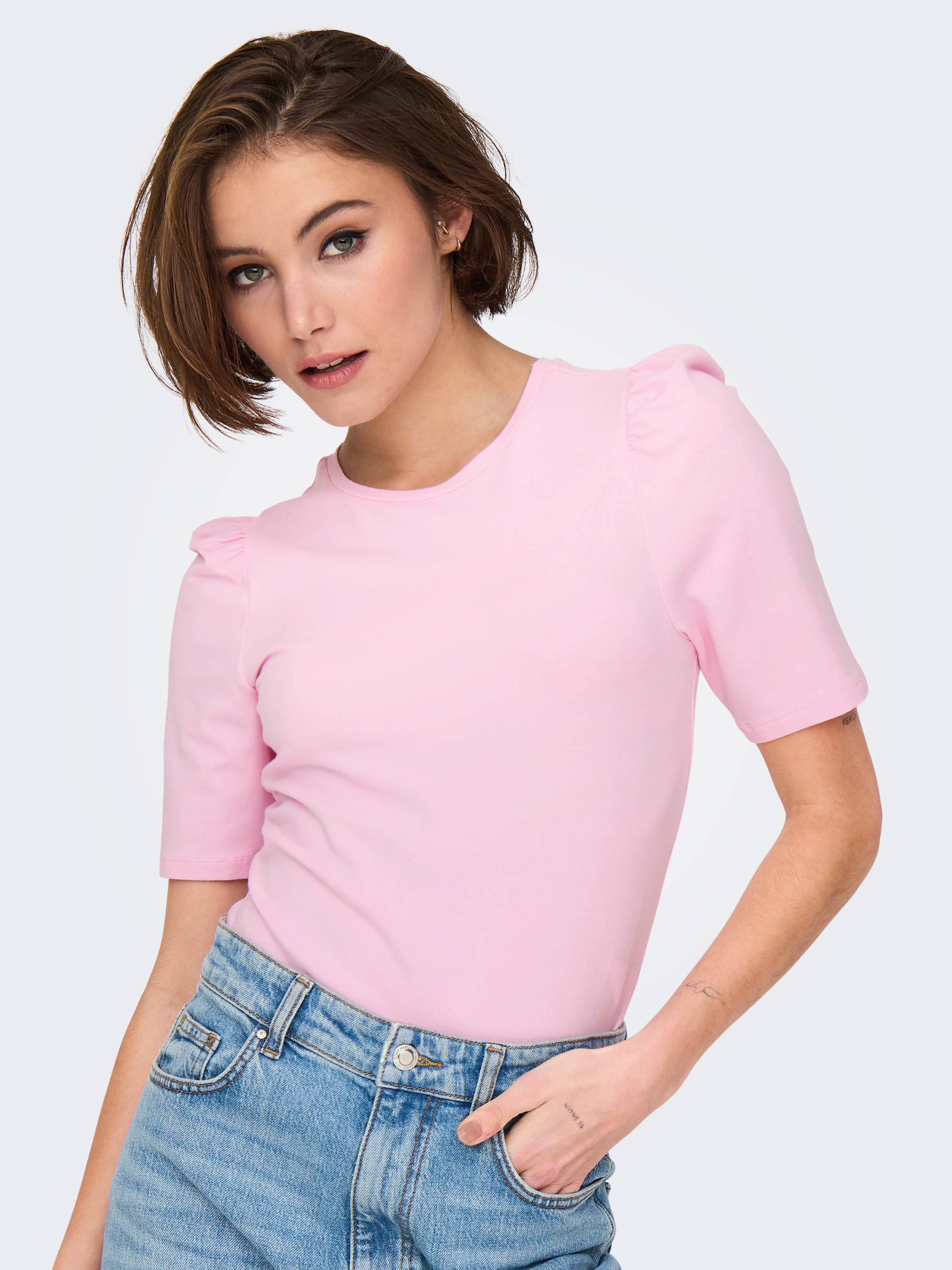 Image of ONLY Kurzarmshirt "ONLLIVE LOVE 2/4 PUFFTOP JRS NOOS"