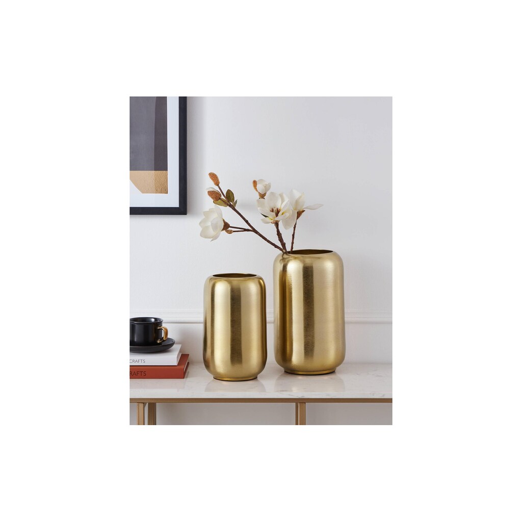 EGLO Dekovase »Vase Abucay 28 cm, Goldfarben«