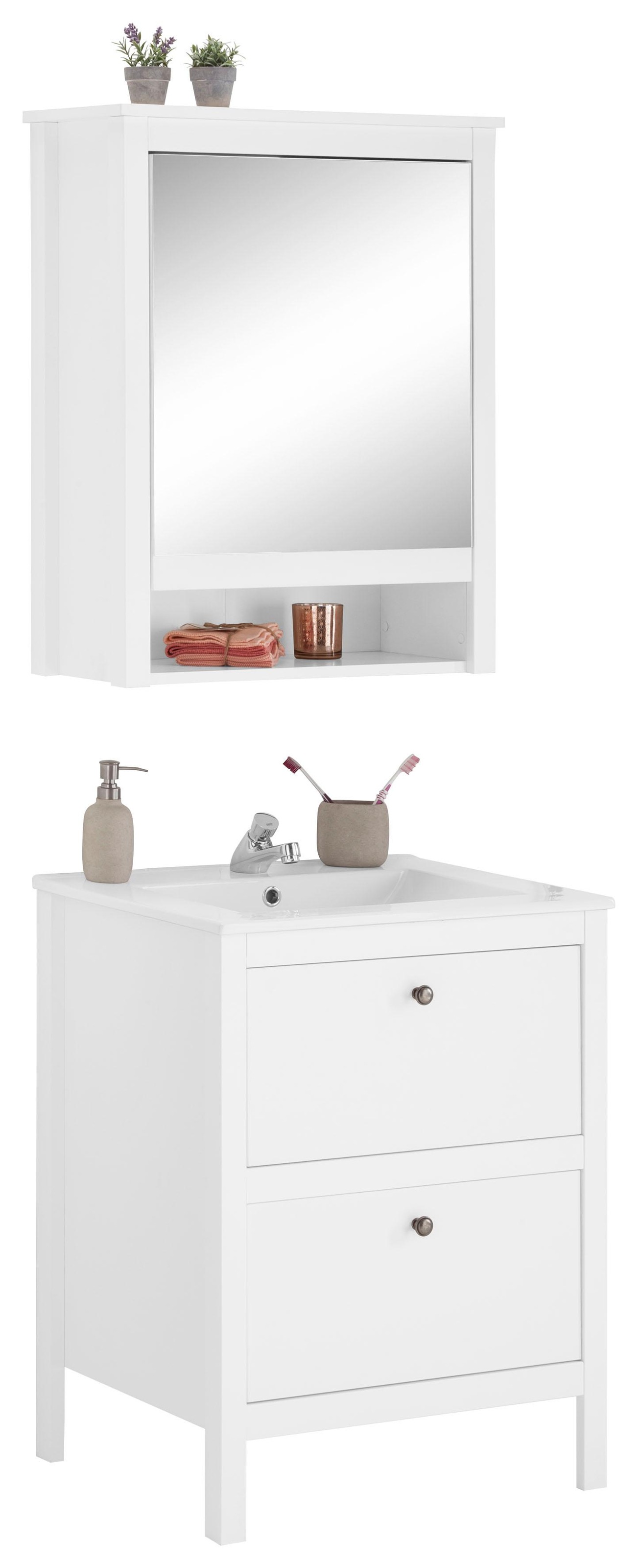 Image of trendteam Badmöbel-Set »Ole«, (Set, 2 St.), für Gäste-WC geeignet bei Ackermann Versand Schweiz