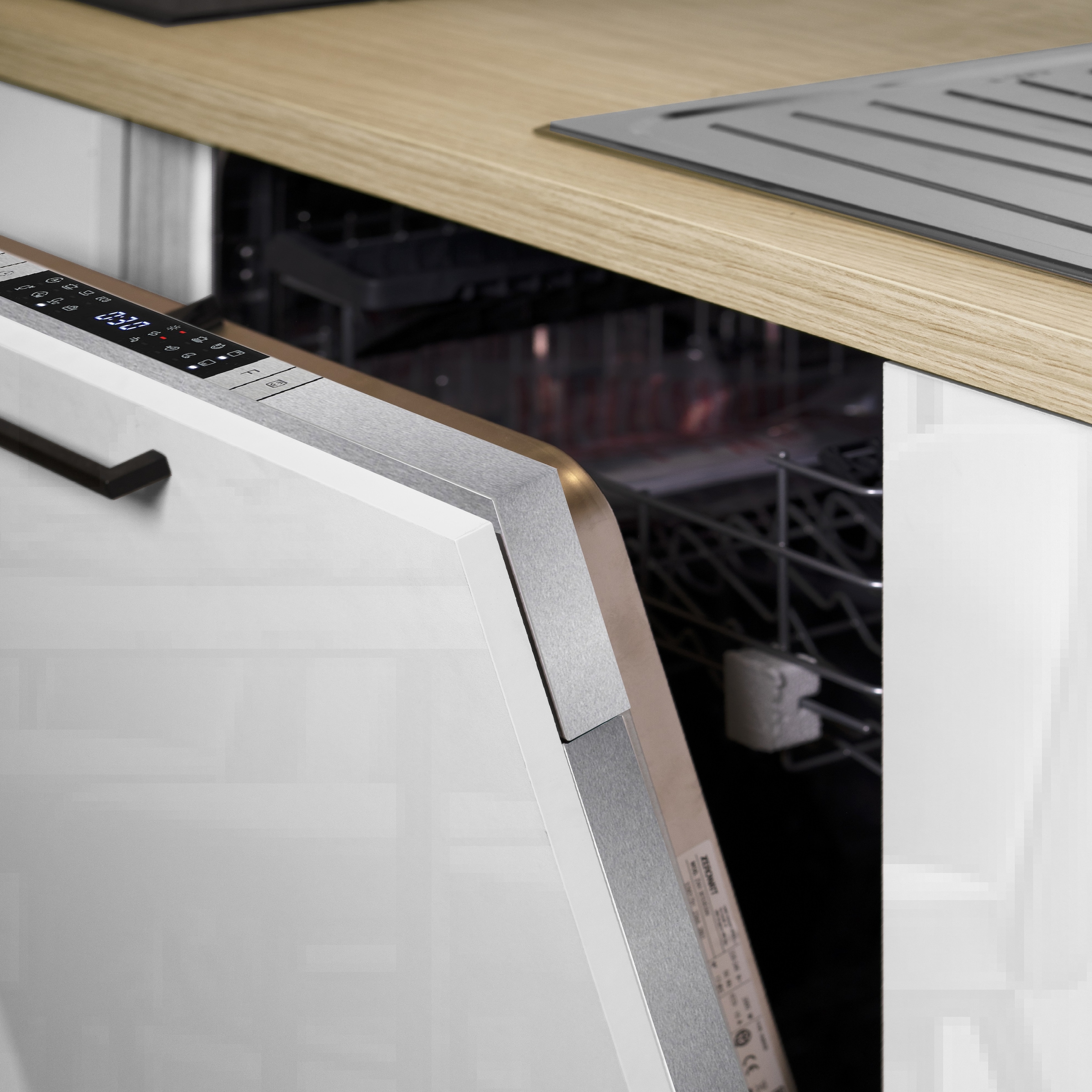 KOCHSTATION Ilot de cuisine »KS-Luna Breite 200 cm, Höhe 90 cm« Breite 200 cm, wahlweise mit Hanseatic-E-Geräten