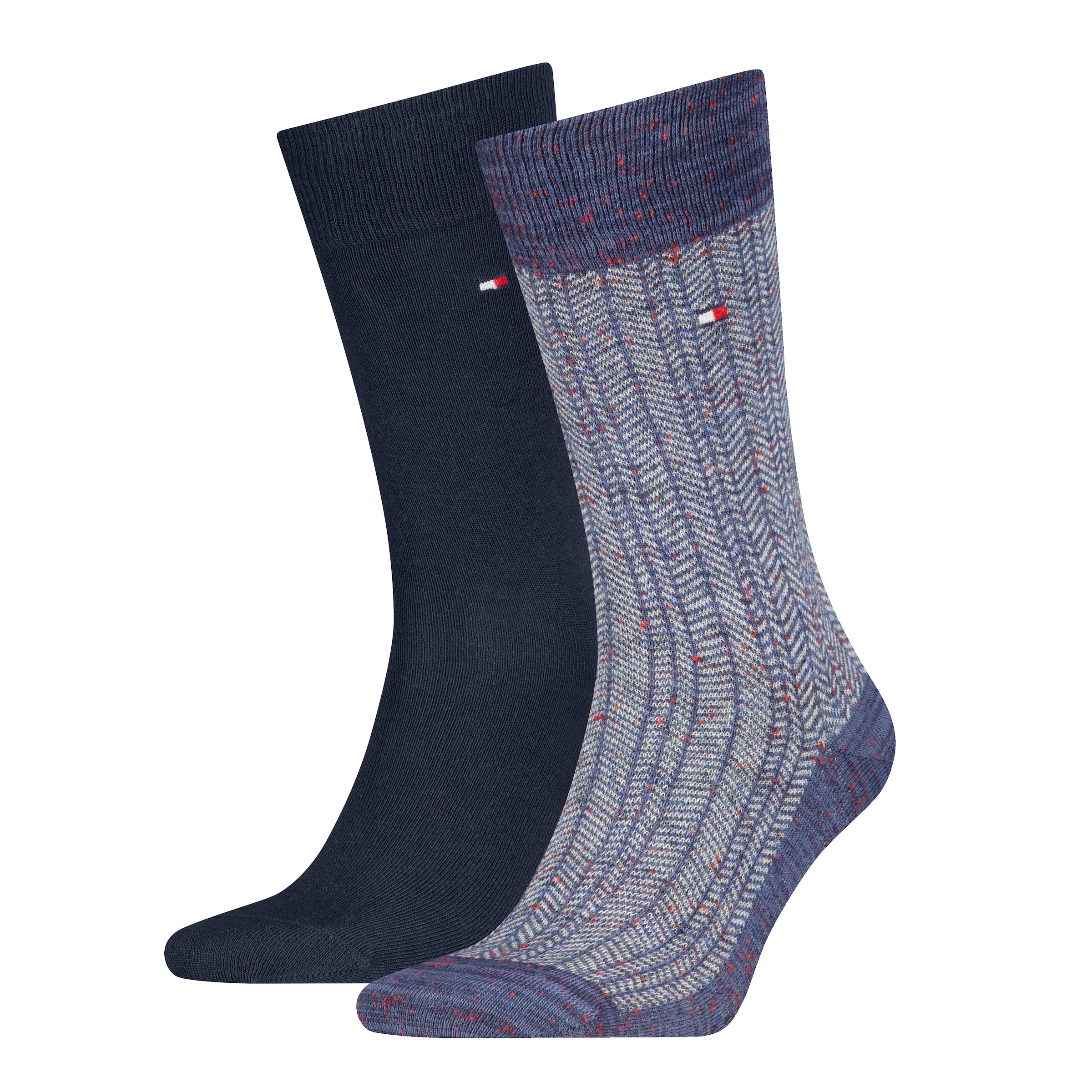 Image of Tommy Hilfiger Socken "TH MEN SOCK 2P MOULINE NAPPY HERRINGBONE" 2 Paar