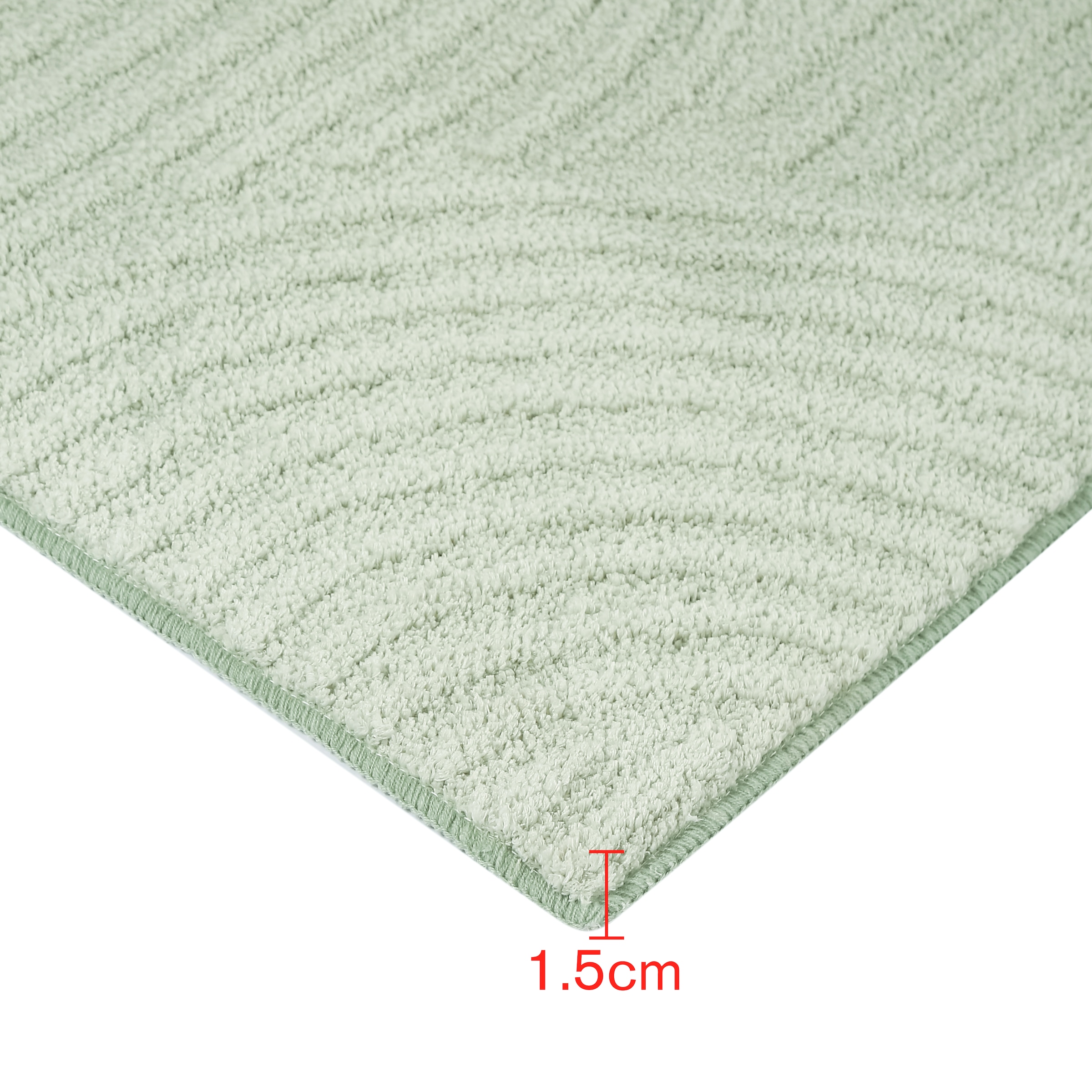 my home Badematte »Ognon, Scandi, Boho, modernes Muster« Höhe 15 mm rutschhemmend beschichtet fussbodenheizungsgeeignet | schnell trocknend | strapazierfähig Badteppich, Uni Farben, Hoch-Tief-Effekt