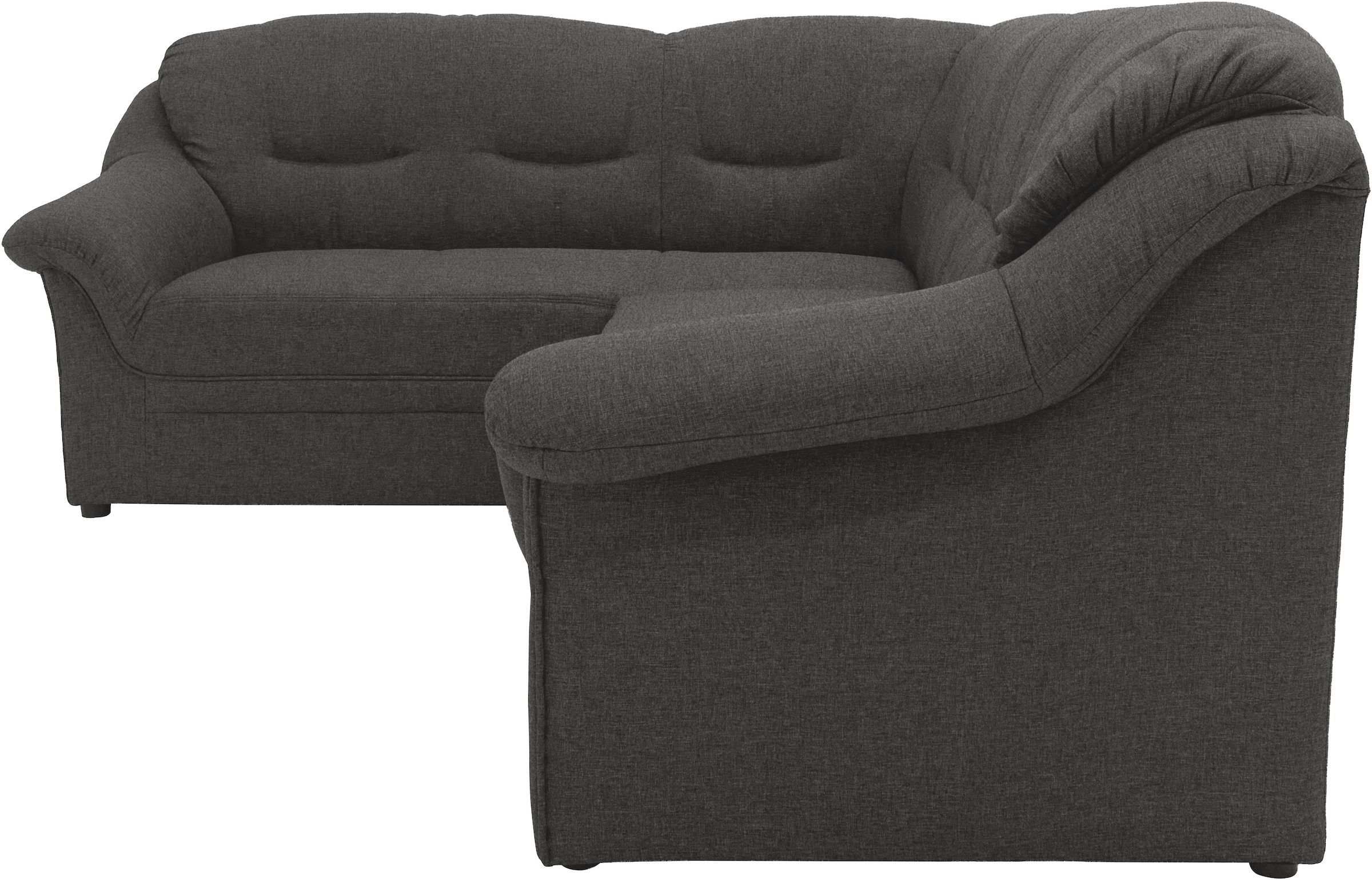 GOODproduct Canapé d'angle »Nyborg 234 x 185 cm, stabil, komfortabel, formschön mit Steppungen« Au choix avec fonction lit, en forme de L, matelassage moderne