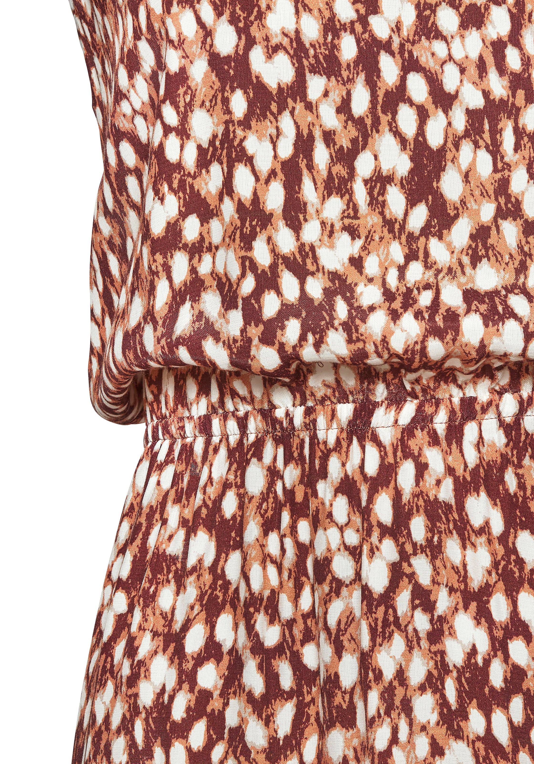 Vivance Maxikleid, mit tiefem Rückenausschnitt, Druckkleid, Damen Kleid lang