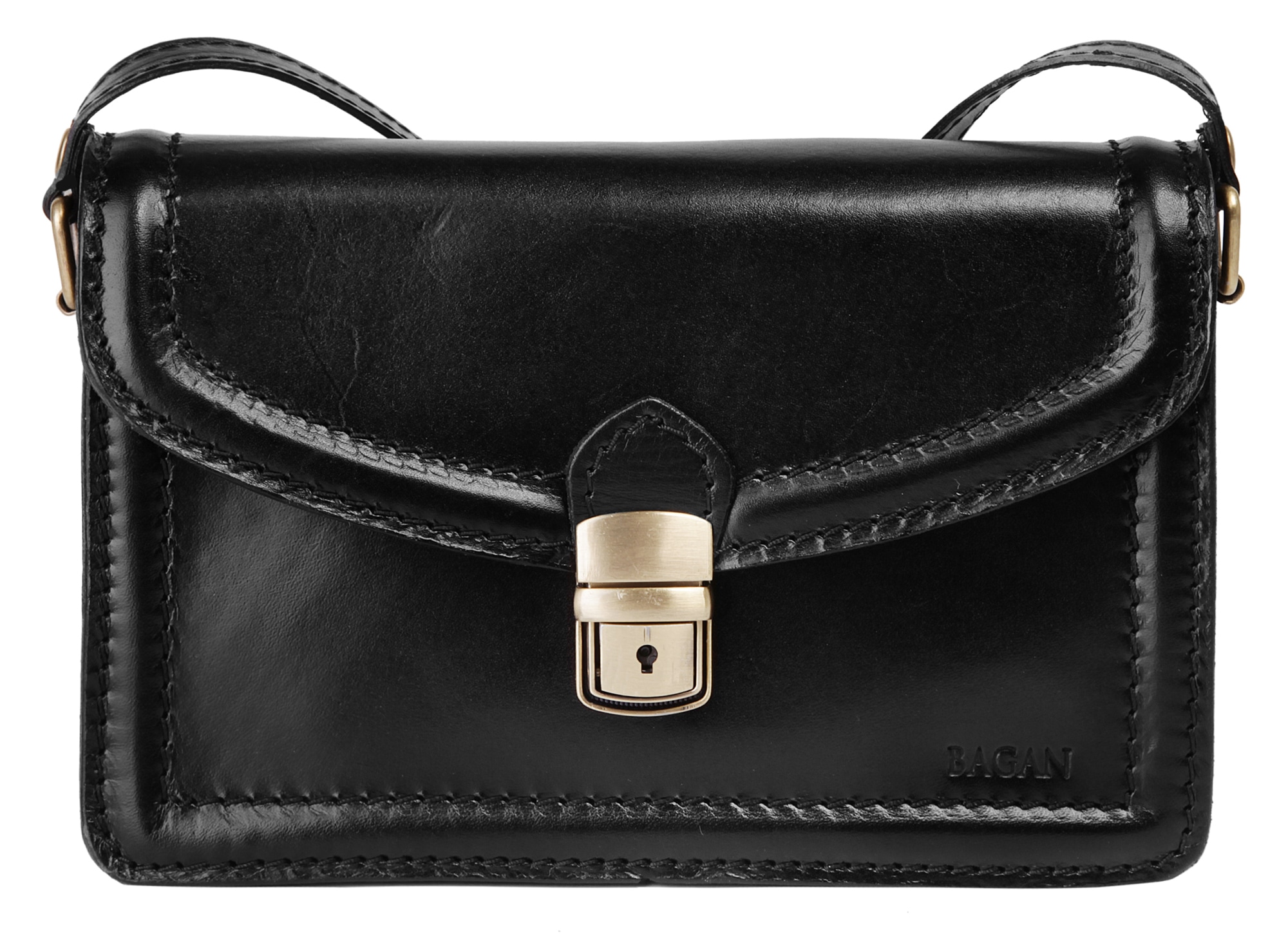 Image of Bagan Umhängetasche "BAGAN Damen echt Leder, Made in Italy" echt Leder, Made in Italy