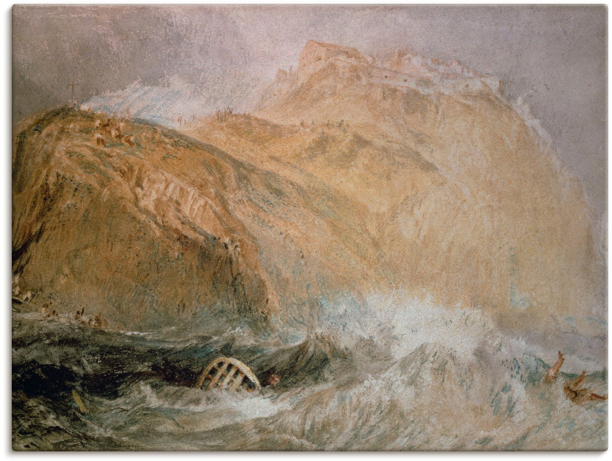 Image of Artland Wandbild »Das Tintagel Castle, Cornwall.«, Gewässer, (1 St.), in vielen Grössen & Produktarten -Leinwandbild, Poster, Wandaufkleber / Wandtattoo auch für Badezimmer geeignet bei Ackermann Versand Schweiz