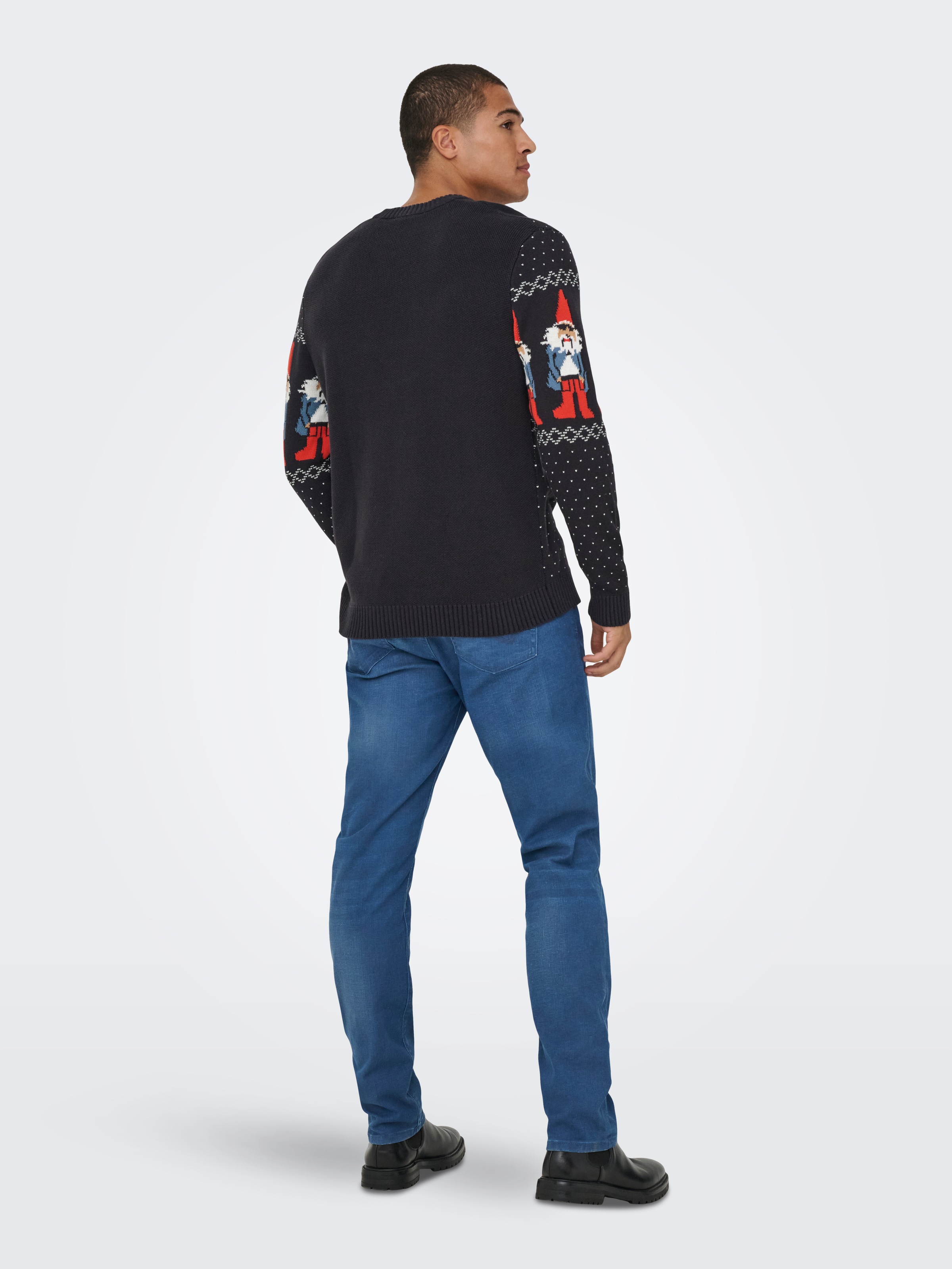 ONLY & SONS Rundhalspullover »ONSX-MAX REG CREW KNIT«