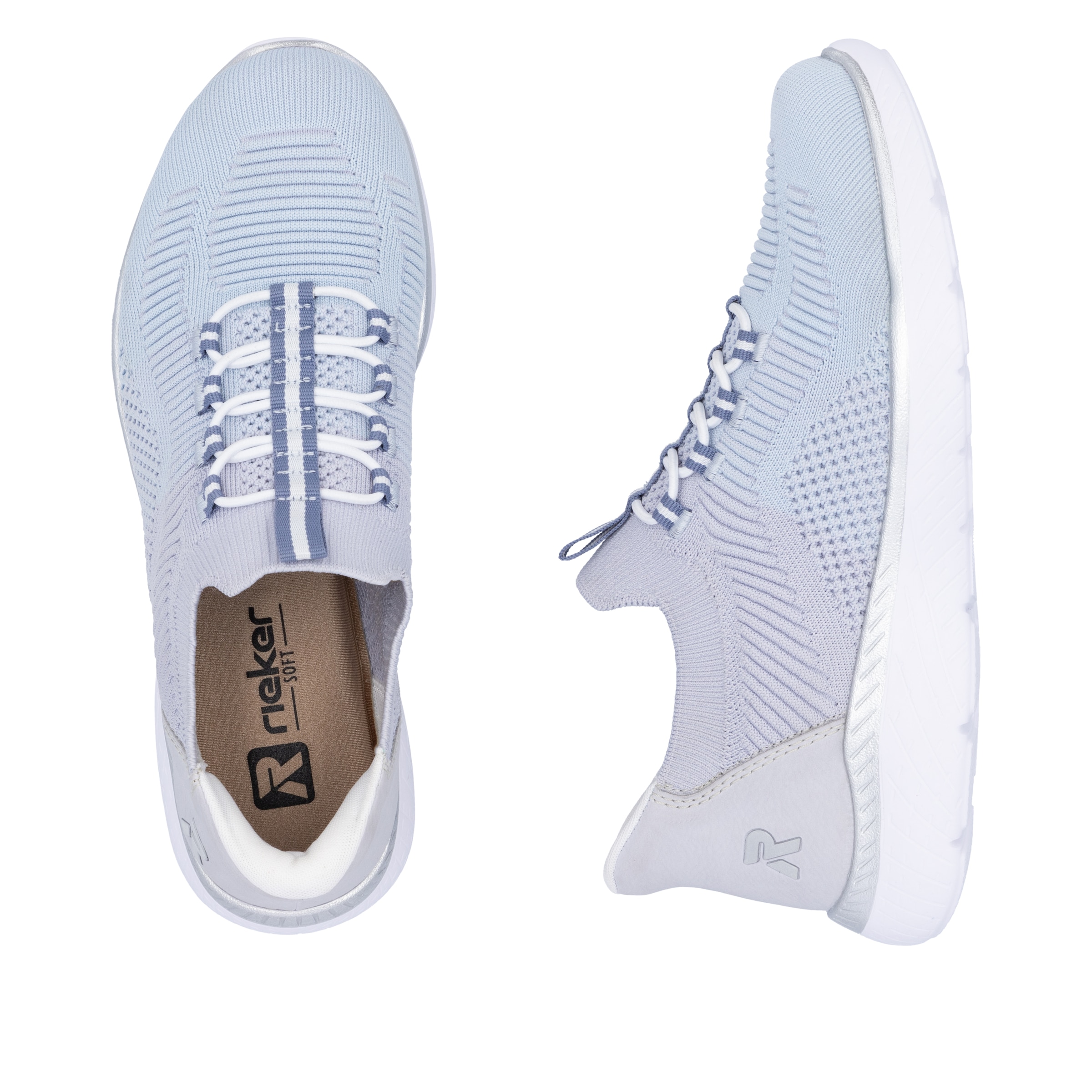 RIEKER Sport Slip-On Sneaker »Ready2GO«  , Halbschuh, Freizeitschuh, Slipper mit MemoSoft-Innensohle