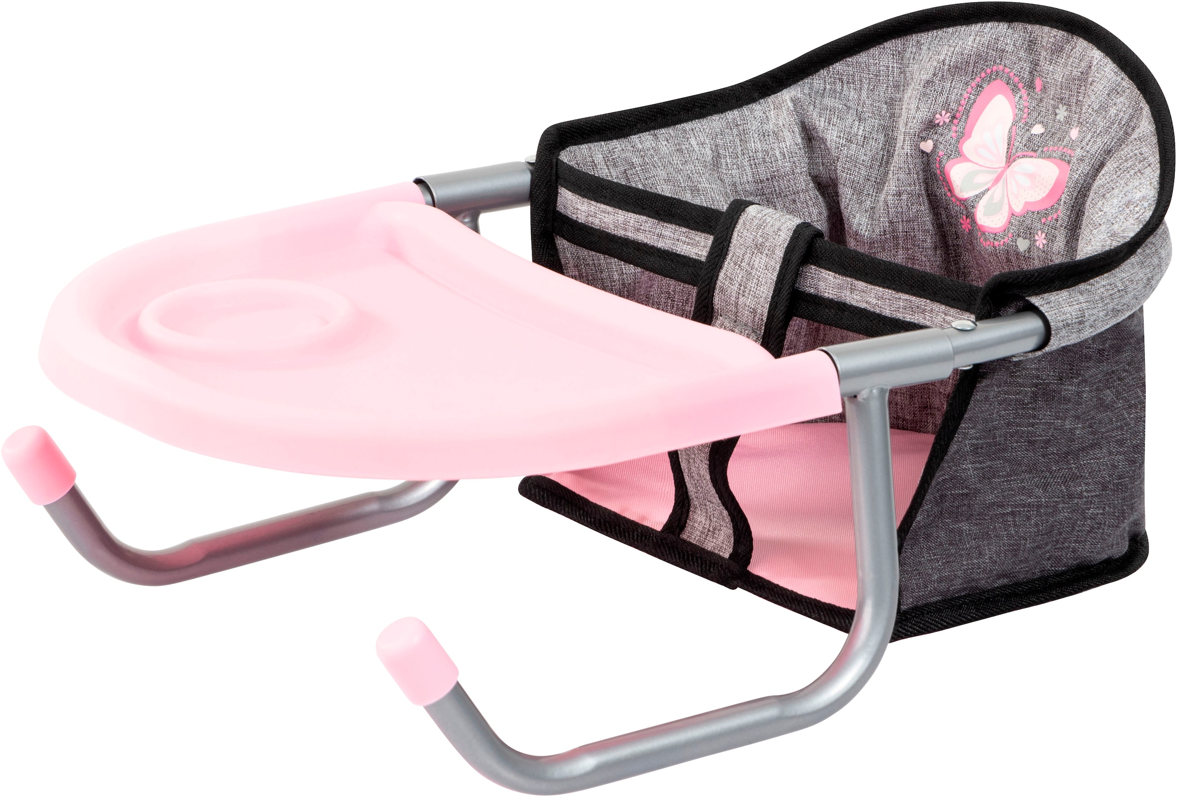 Image of Bayer Puppenmöbel "Puppen-Tischsitz grau/rosa"