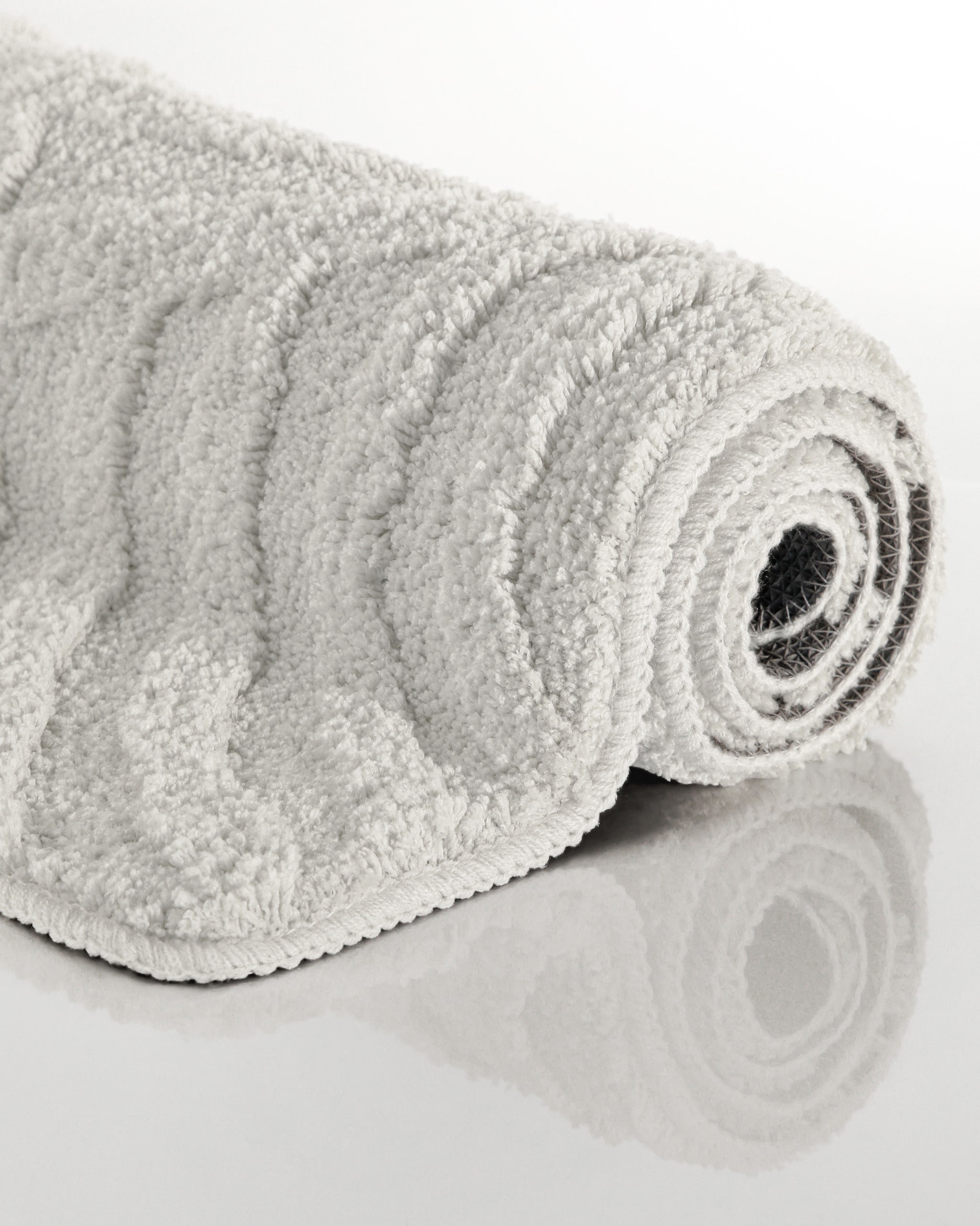 Wecon home Tapis de bain »Fiete« Höhe 25 mm revêtement antidérapant Séchage rapide Badteppich, Hoch-Tief-Effekt, weich, rutschhemmend, waschbar, getuftet