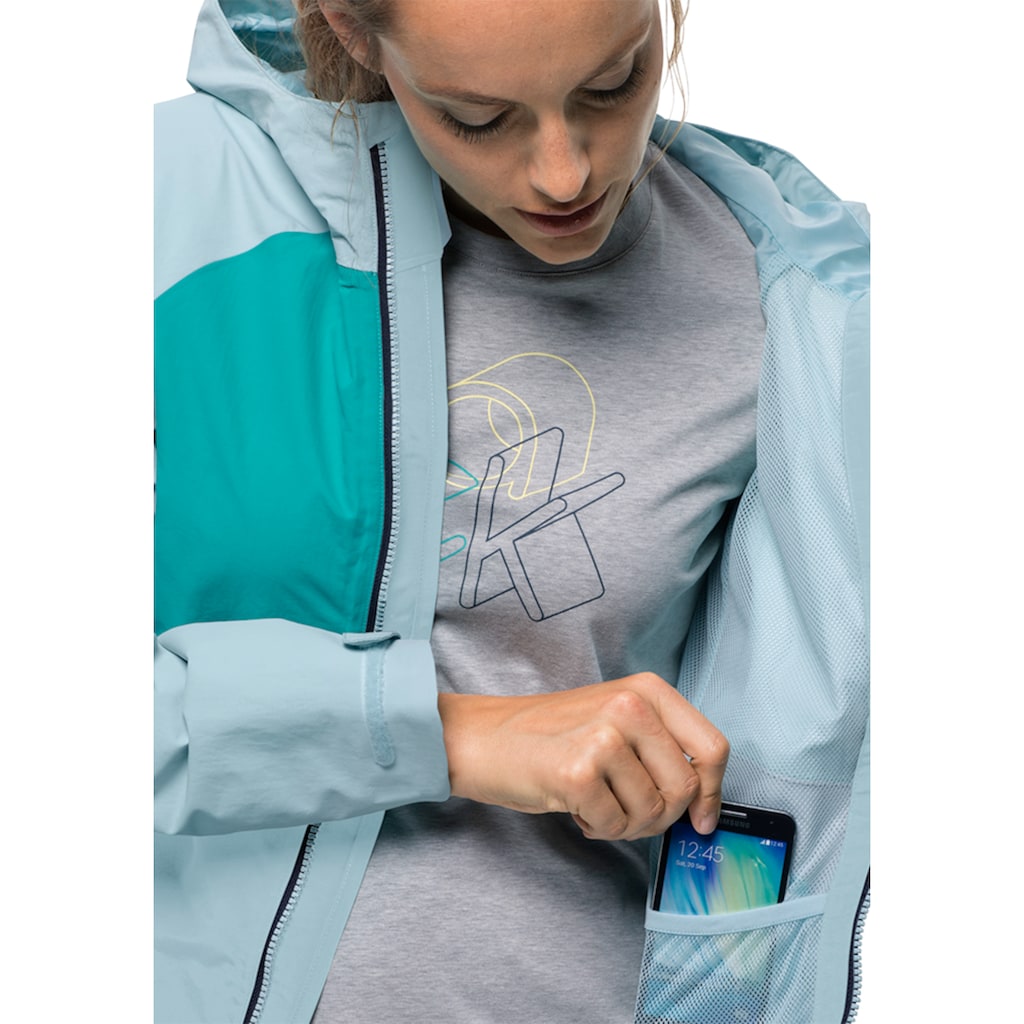Jack Wolfskin Funktionsjacke »MORNINGTON JACKET W«, mit Kapuze