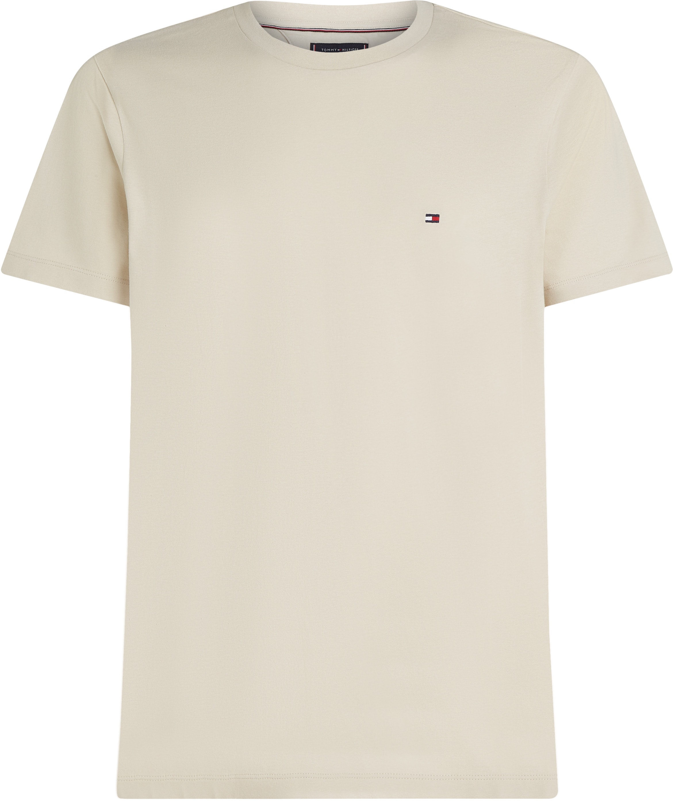 Tommy Hilfiger T-Shirt »ESSENTIAL REG FIT SOLID TEE«, mit Rundhalsausschnitt
