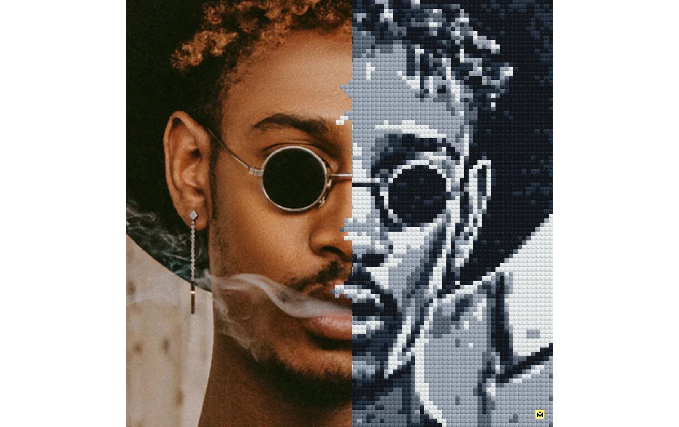   Spielbausteine »Mosaik, L Monochrom«