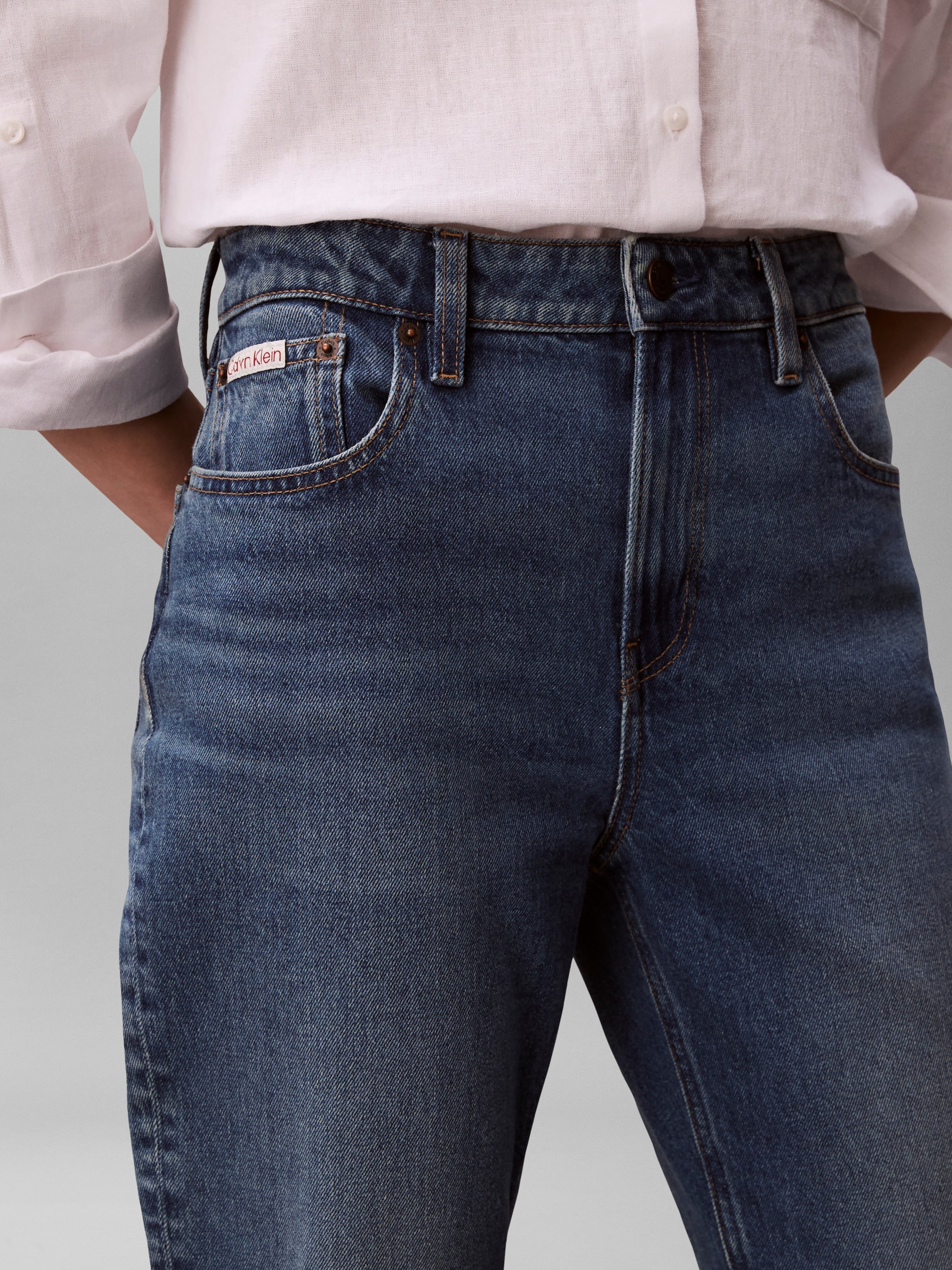 Calvin Klein Jeans Jeans taille haute Coupe régulière avec taille haute