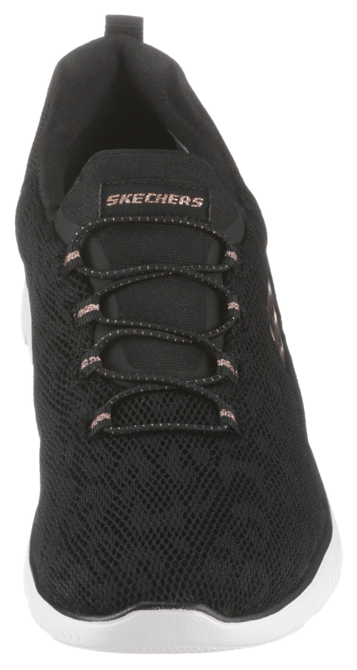 Skechers Slip-On Sneaker »Summits«, Slipper, Freizeitschuh, Komfortschuh mit Memory Foam