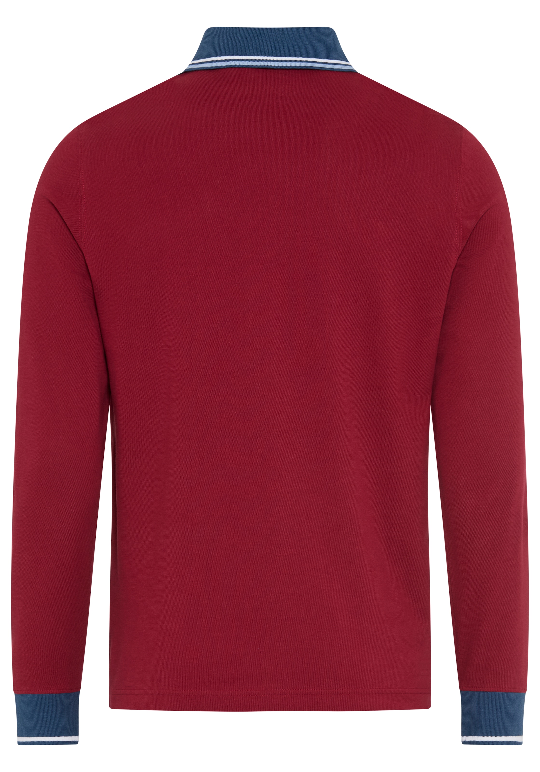 Man's World Poloshirt normale Passform, mit Langarm, klassischer Casual-Look