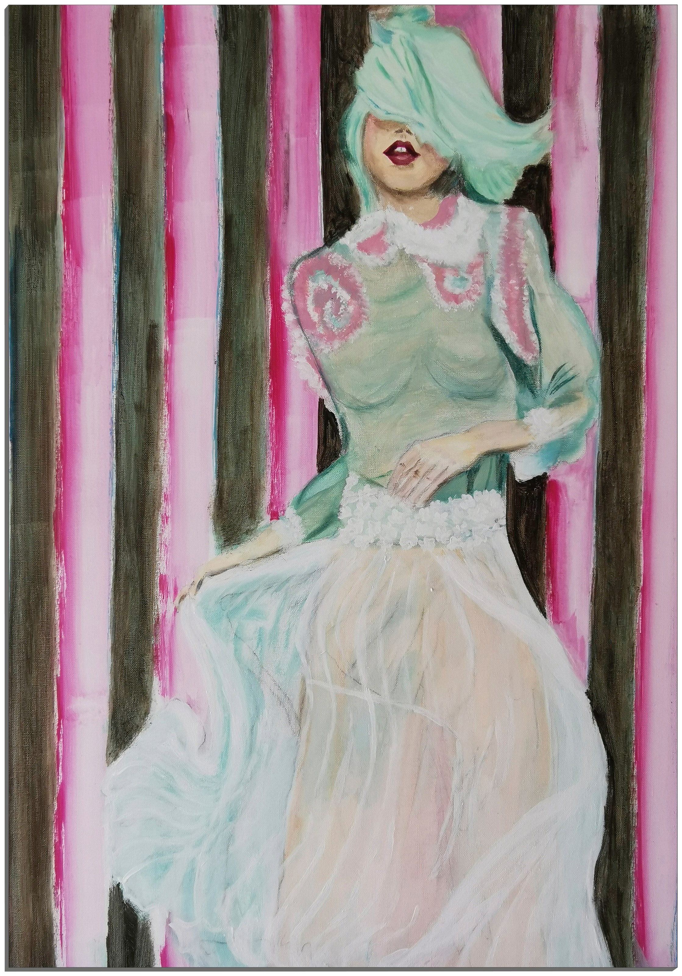 Image of MySpotti Alu-Dibond-Druck »Artfix Candy Girl«, inkl. 3D-Magic Befestigungsset bei Ackermann Versand Schweiz