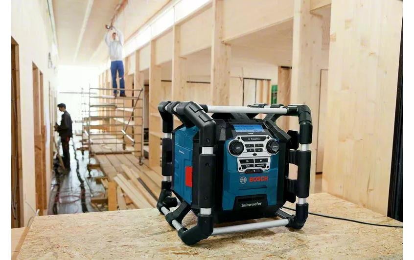 Bosch Professional Baustellenradio »GPB 18 V-5 SC Schwarz«, (Digitalradio (DAB+)-FM-Tuner)