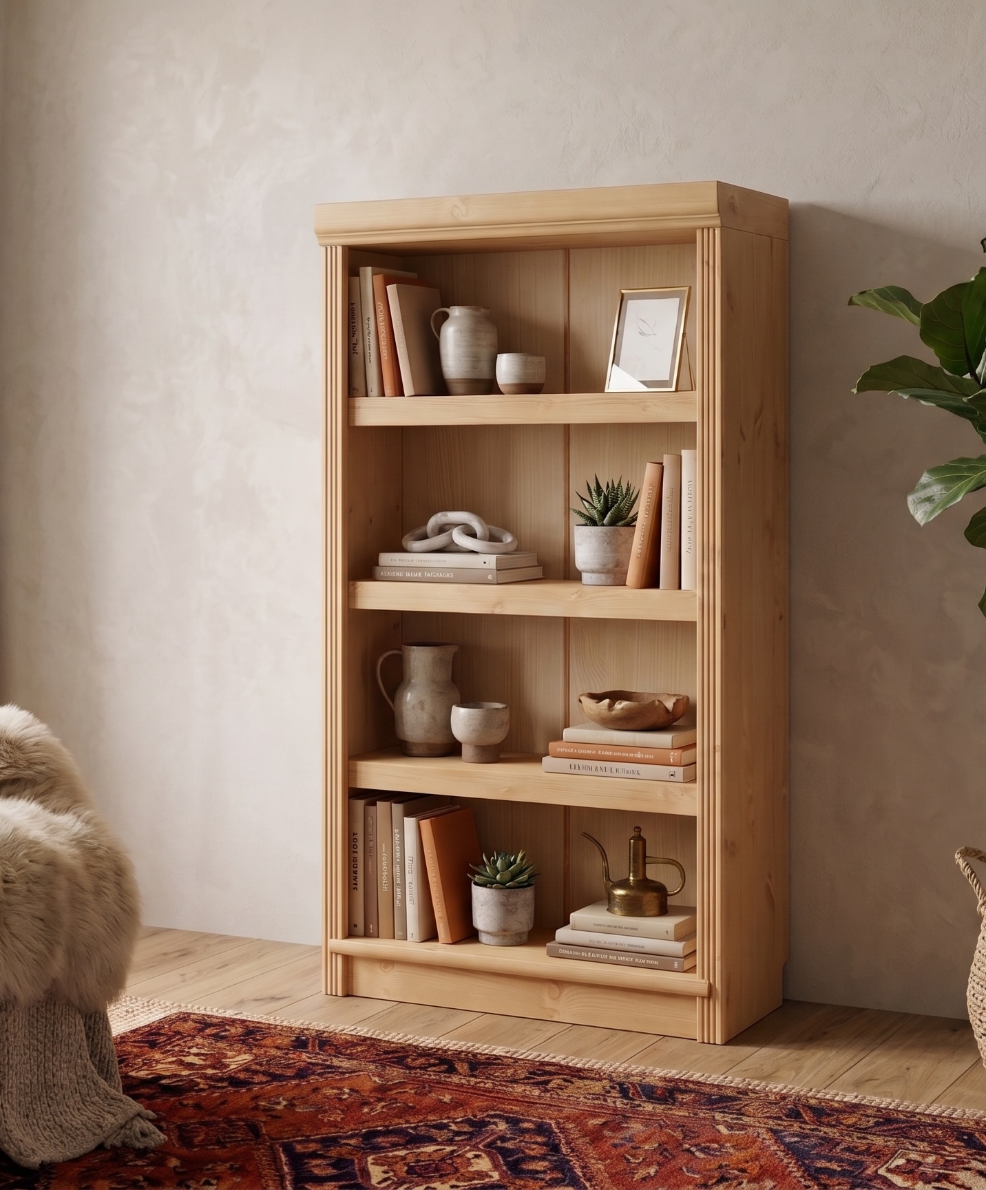 Image of GOODproduct Bücherregal "Soeren" aus massiver Kiefer, Tiefe 29 cm, FSC-zertifiziert