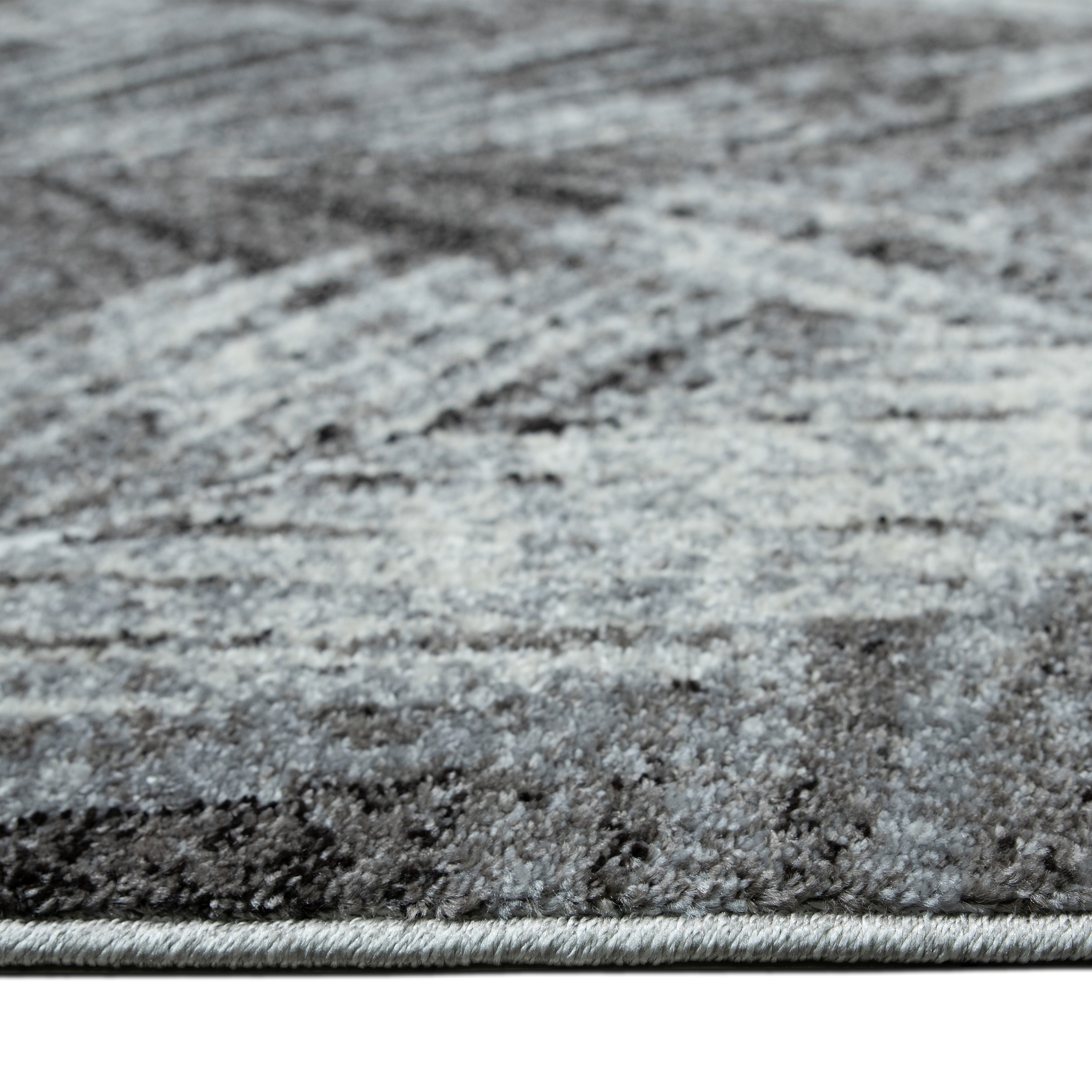 GOODproduct Teppich »Kiliv, modernes Blatt Design« rechteckig 9 mm Höhe mit besonders weichem Flor, Kurzflor,