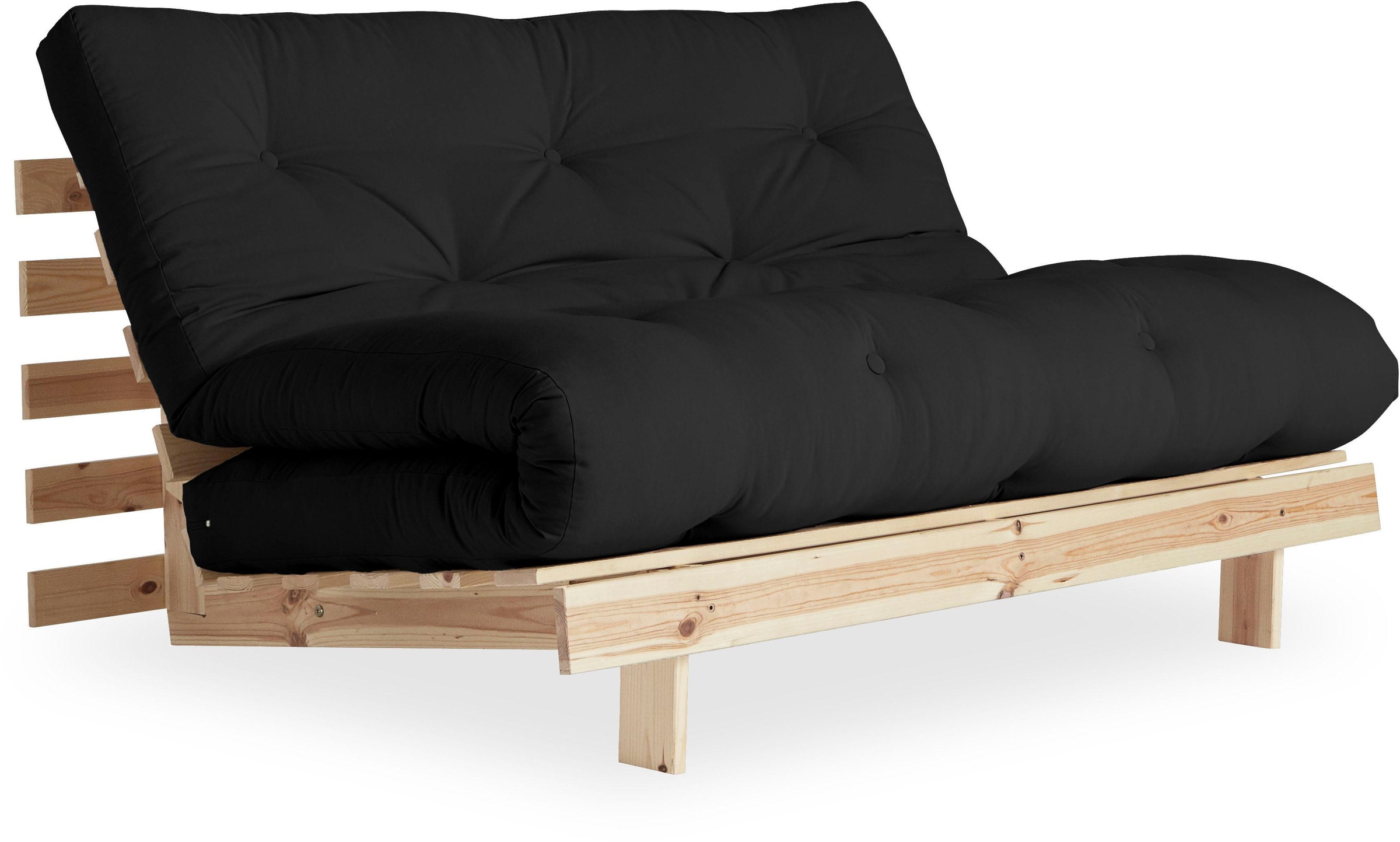 Karup Design Daybed »Roots 140 Schlafsofa, Gästebett, Sofa mit Futonmatratze«, Inkl. Futonmatratze, Liegefläche 140x200 cm, FSC® zertifizierte Kiefer
