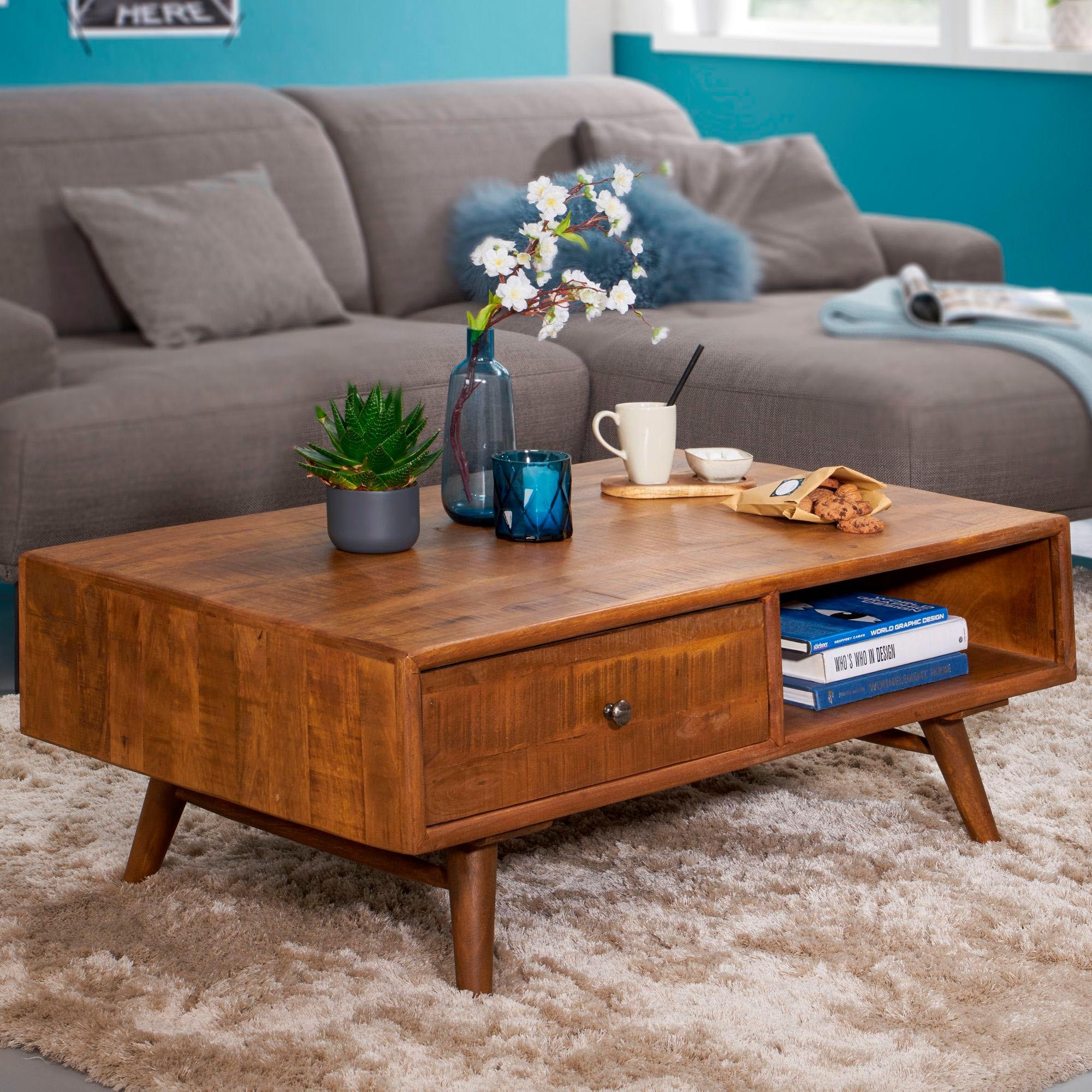 Image of Home affaire Couchtisch »Mango«, mit Schublade und Ablagefach bei Ackermann Versand Schweiz