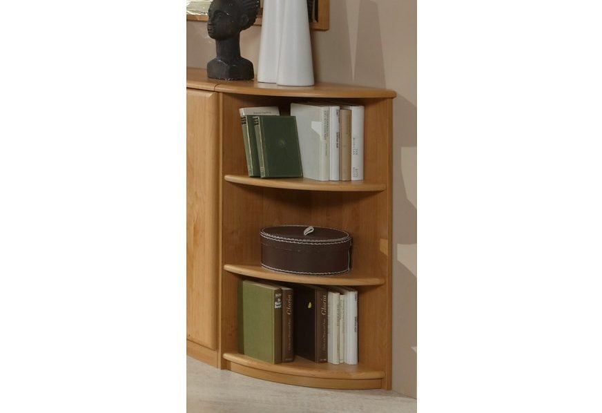 WIEMANN Anbauregal »Lausanne, Anbauregal, Eckregal, teilmassiv Erle« 37 x 89 x 37 cm (B/H/T), MADE IN GERMANY,  Links und rechts anstellbar