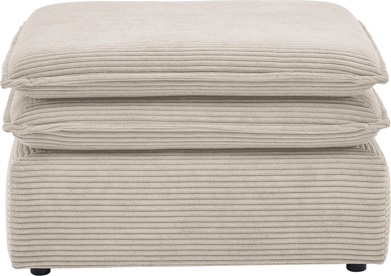 Home affaire Hocker »PIAGGE« Hochwertiger Cord, passend zum Sessel