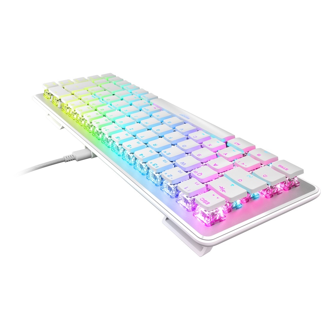ROCCAT Gaming-Tastatur »Gaming-Tastatur "Vulcan II Mini", mechanische, lineare Tasten«, (ausklappbare Füsse)
