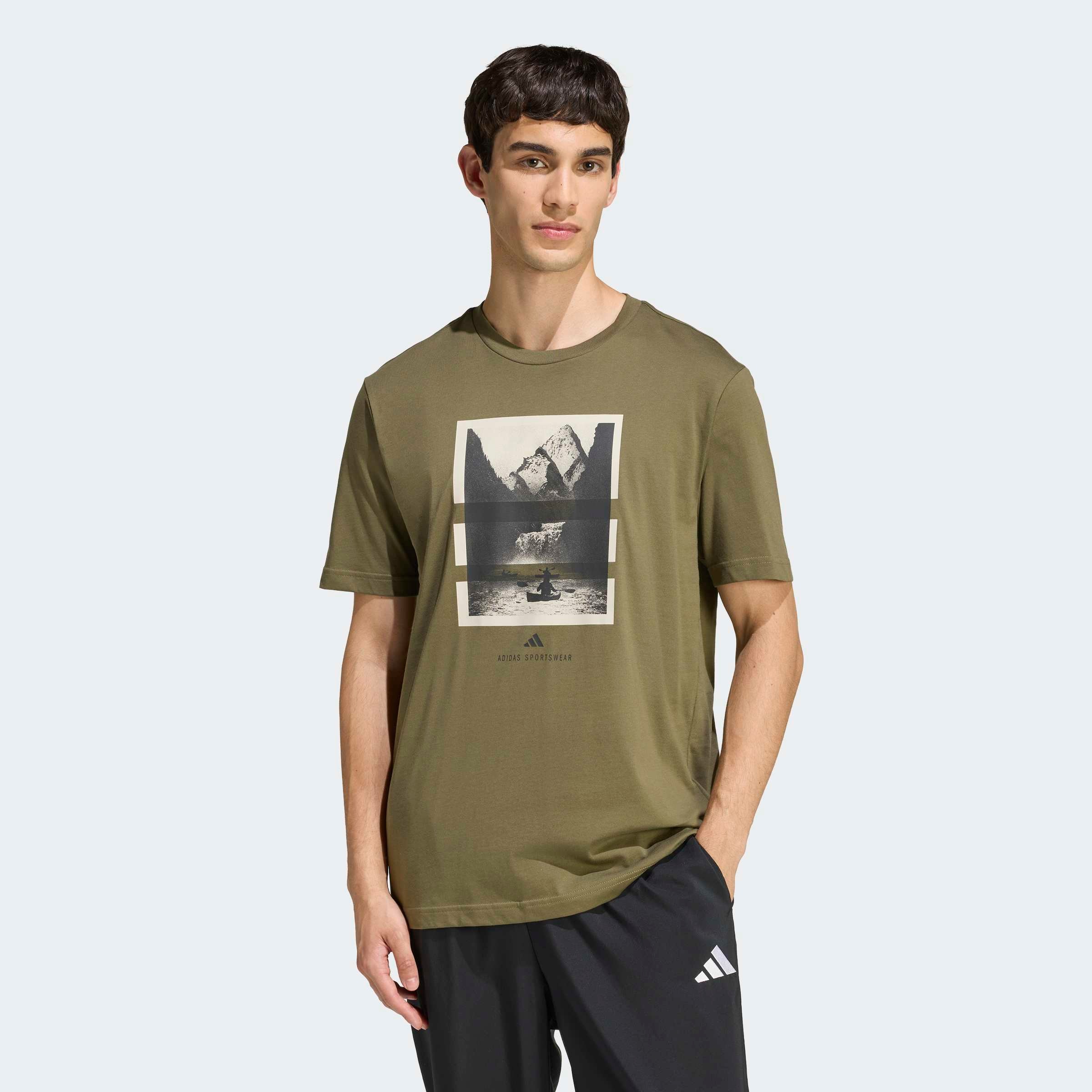 Image of adidas Sportswear T-Shirt "OUTDOOR KAJAK GRAFIK"