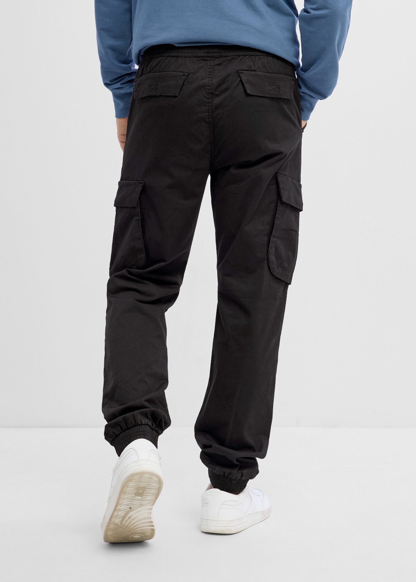 bonprix Cargohose  mit Komfort-Bund, in Schlupfform, aus Baumwolle und Elasthan