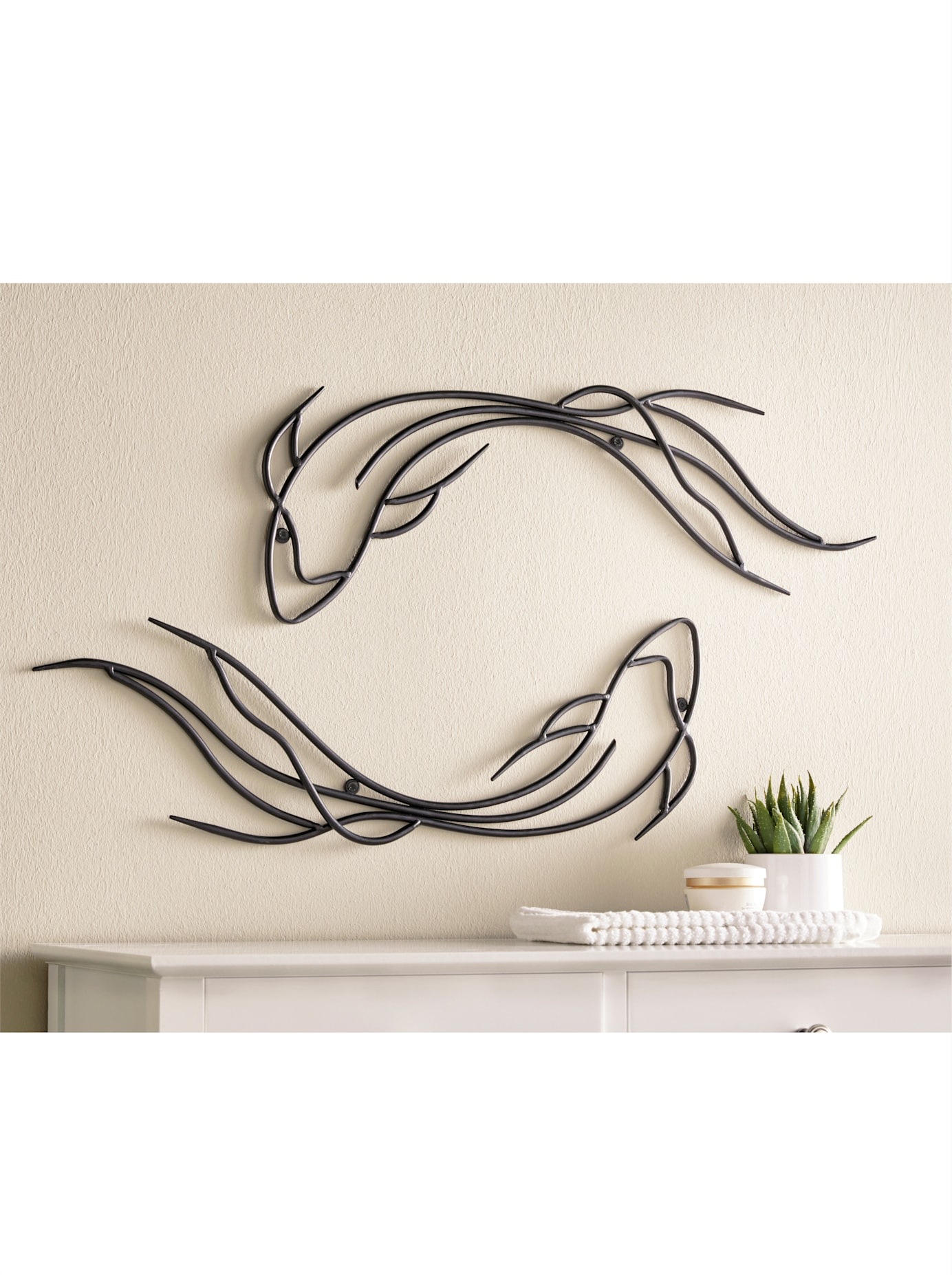 Heine Home Schwarz Wanddekoobjekt