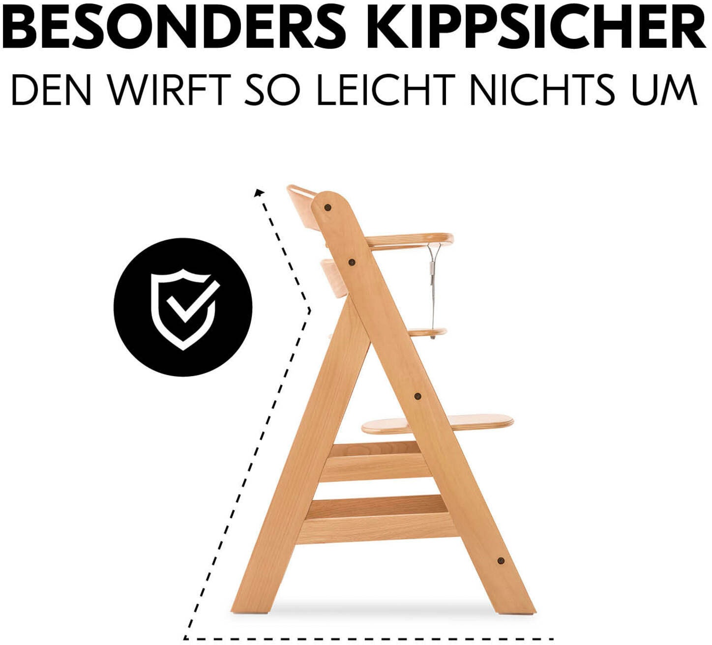 Hauck Hochstuhl »Alpha Newborn Pre, Nature Grey« ()