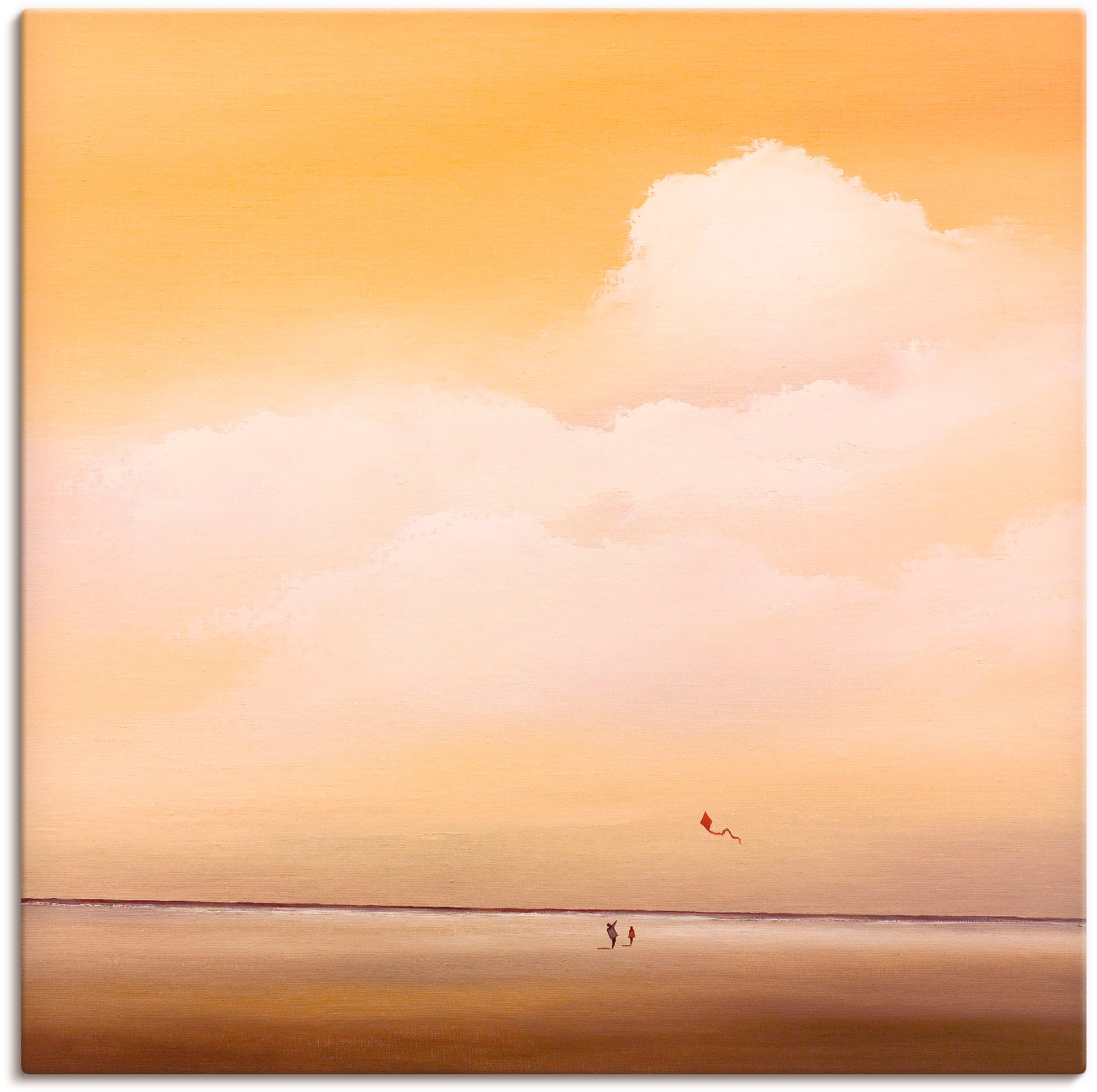 Image of Artland Leinwandbild "Höhenflug" Himmel 1 Stk. tlg. auf Holzrahmen gespannt